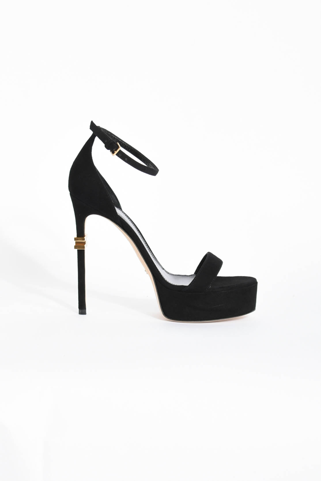 Sandali in pelle con plateau