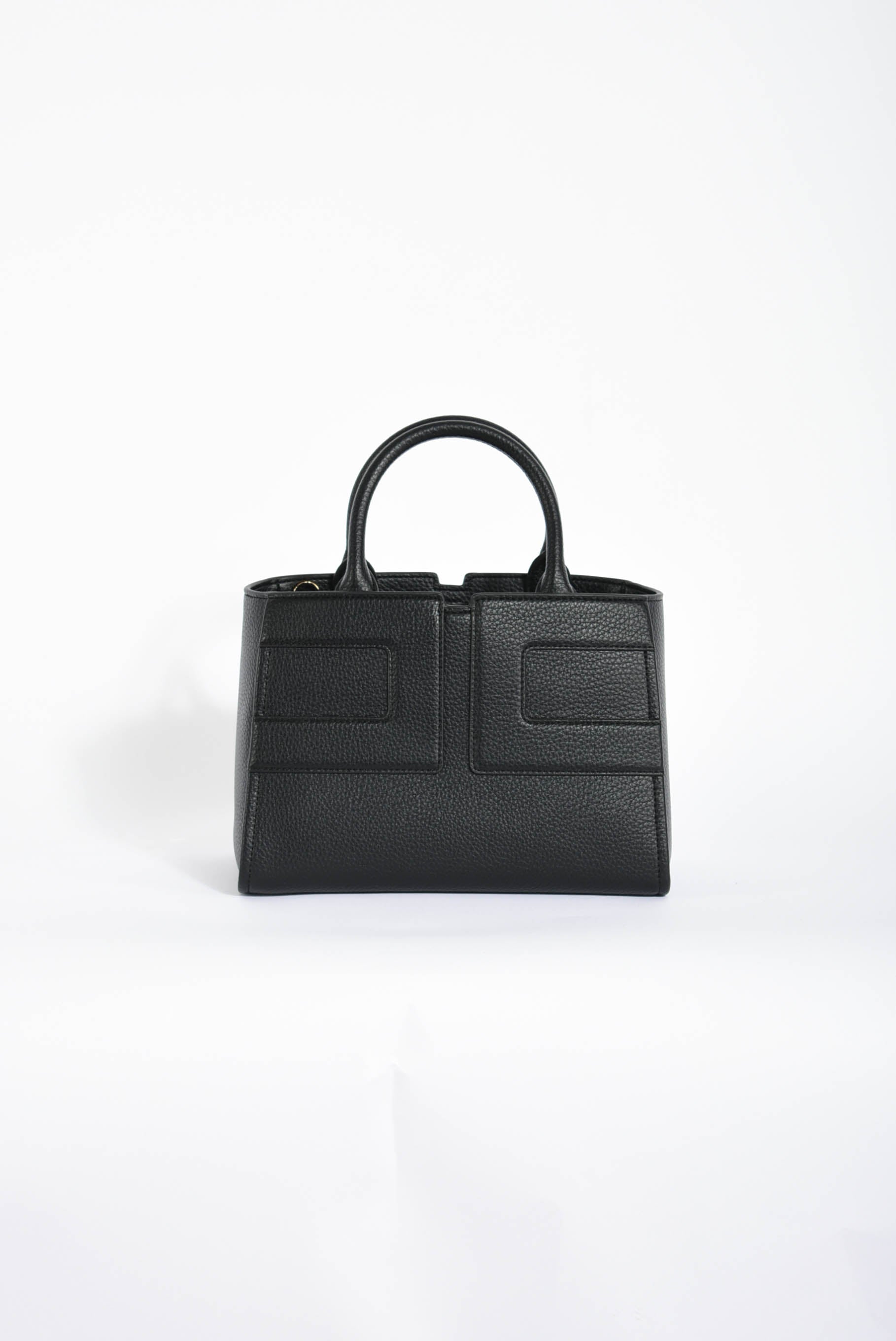 borsa shopper con maxi logo