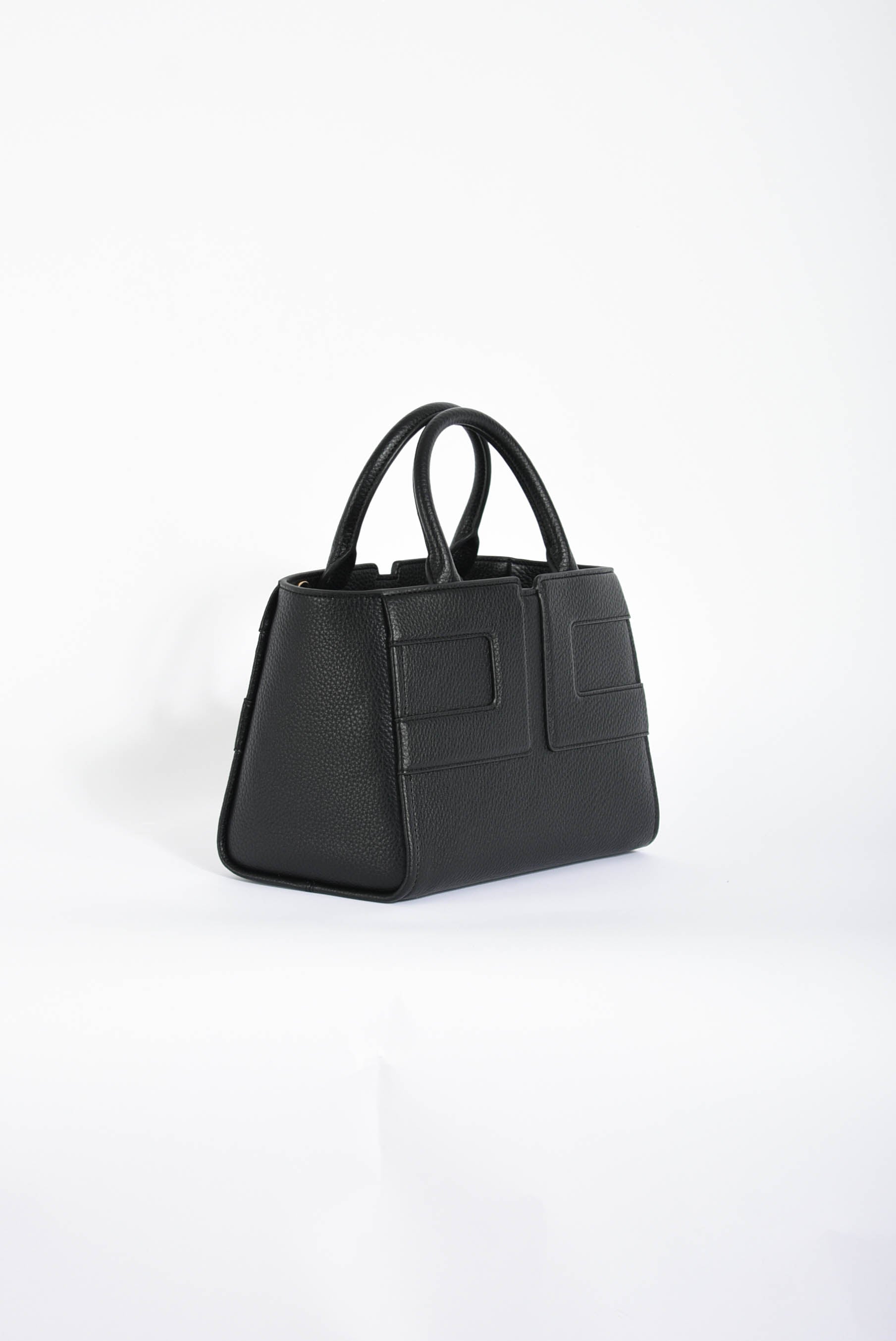 borsa shopper con maxi logo