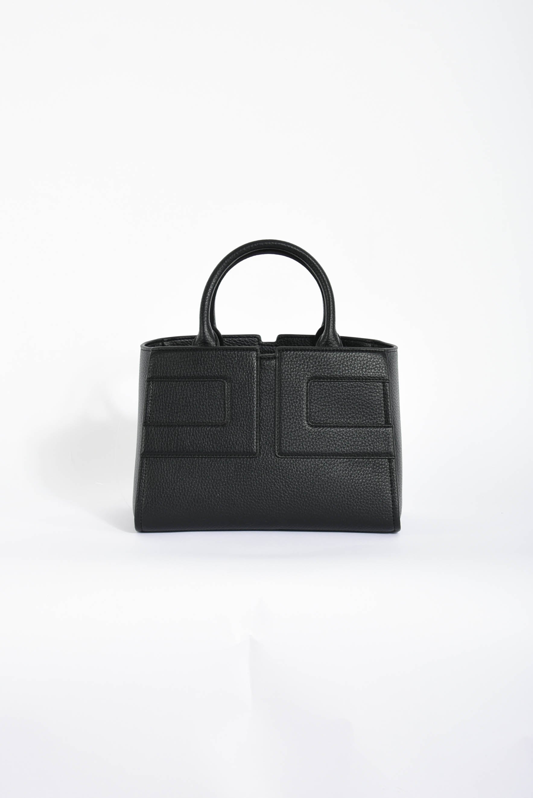 borsa shopper con maxi logo