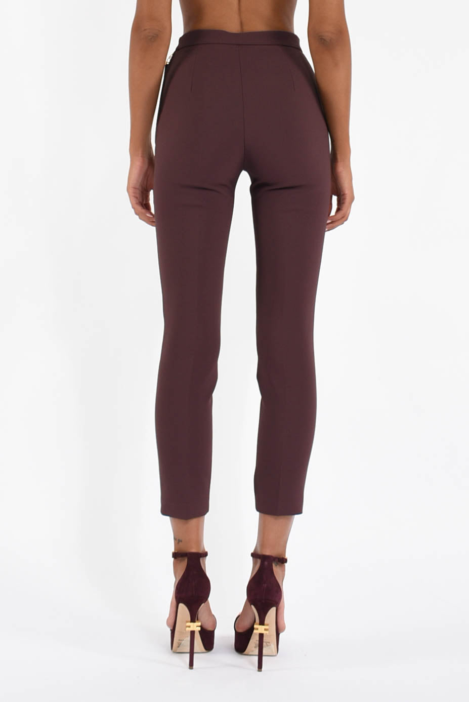 Pantaloni in doppio crêpe