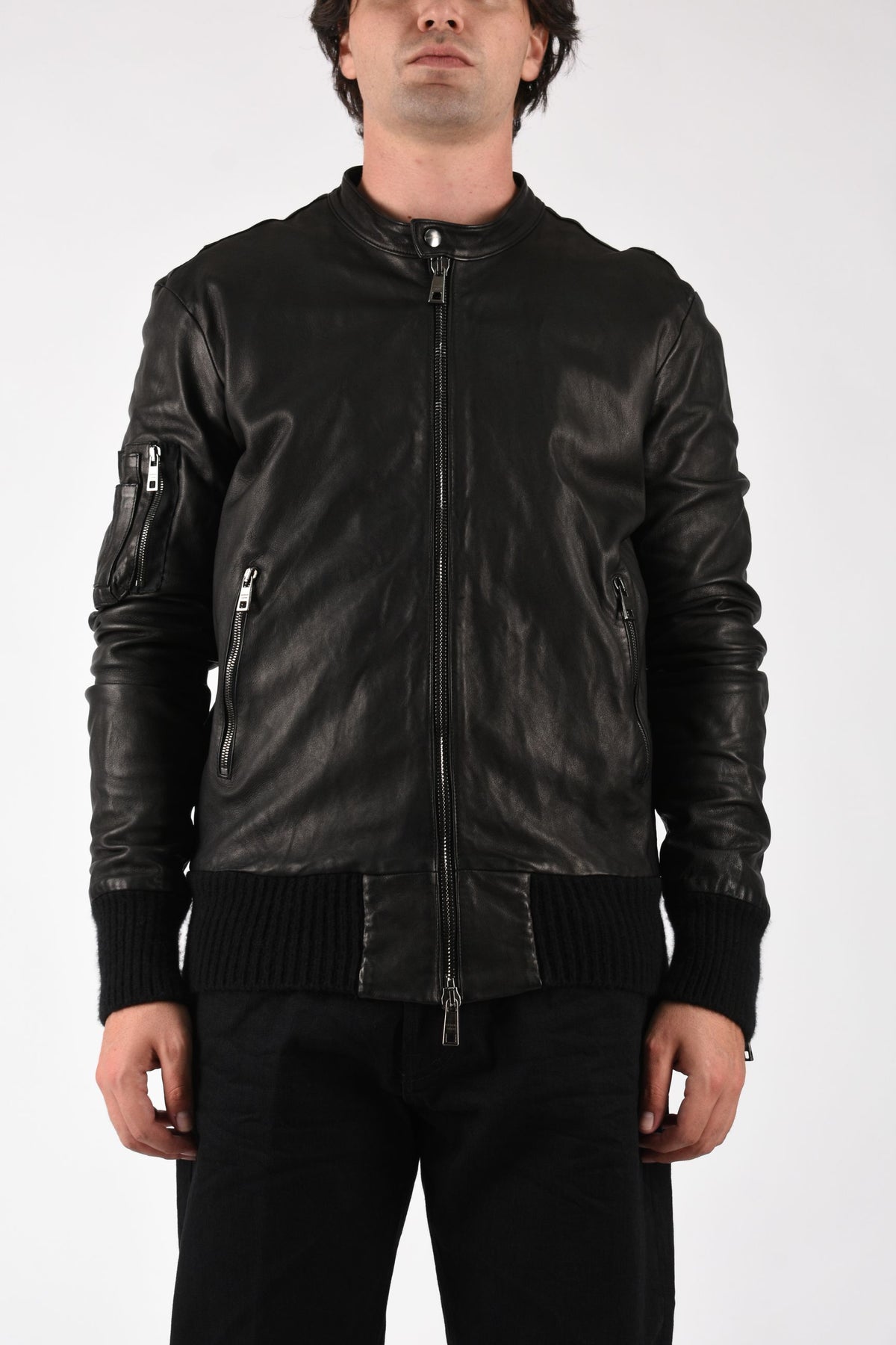 Biker in agnello vegetale GU27F9899BISV