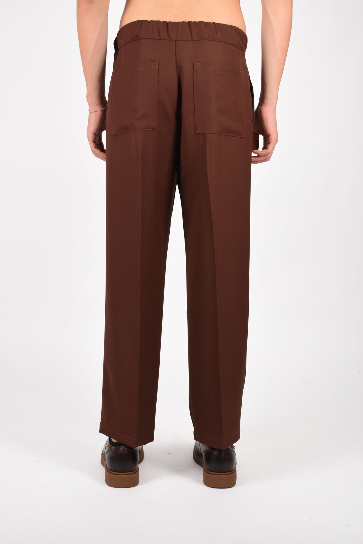 Pantaloni John dallas in fresco lana 26F03