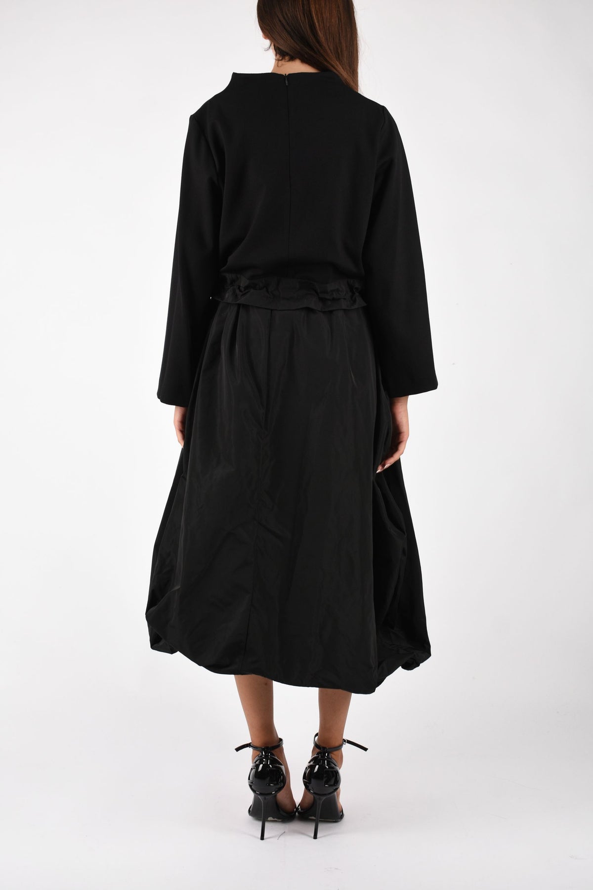 ABITO LUNGO IN TAFFETA M6FB06