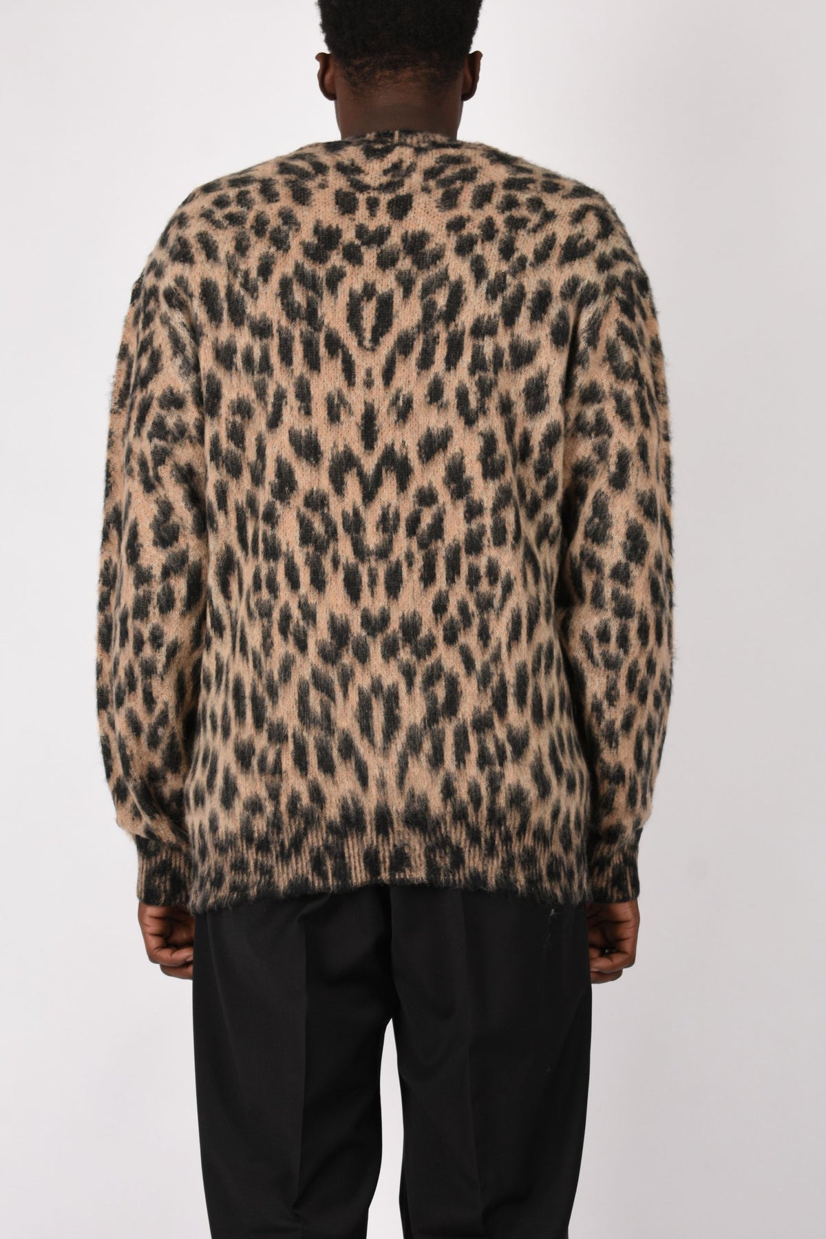 Cardigan boxy maculato F6LAMACA050