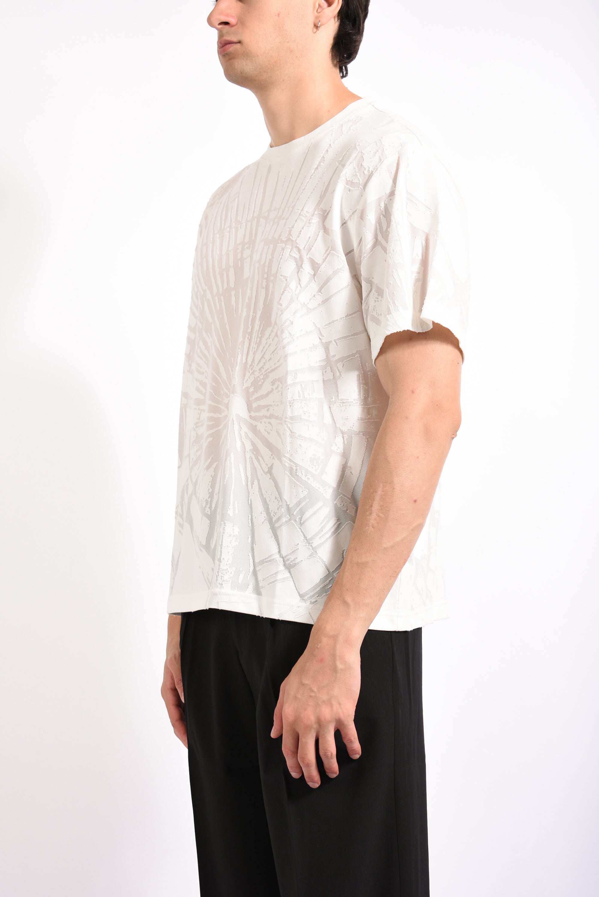 T-shirt burnt out