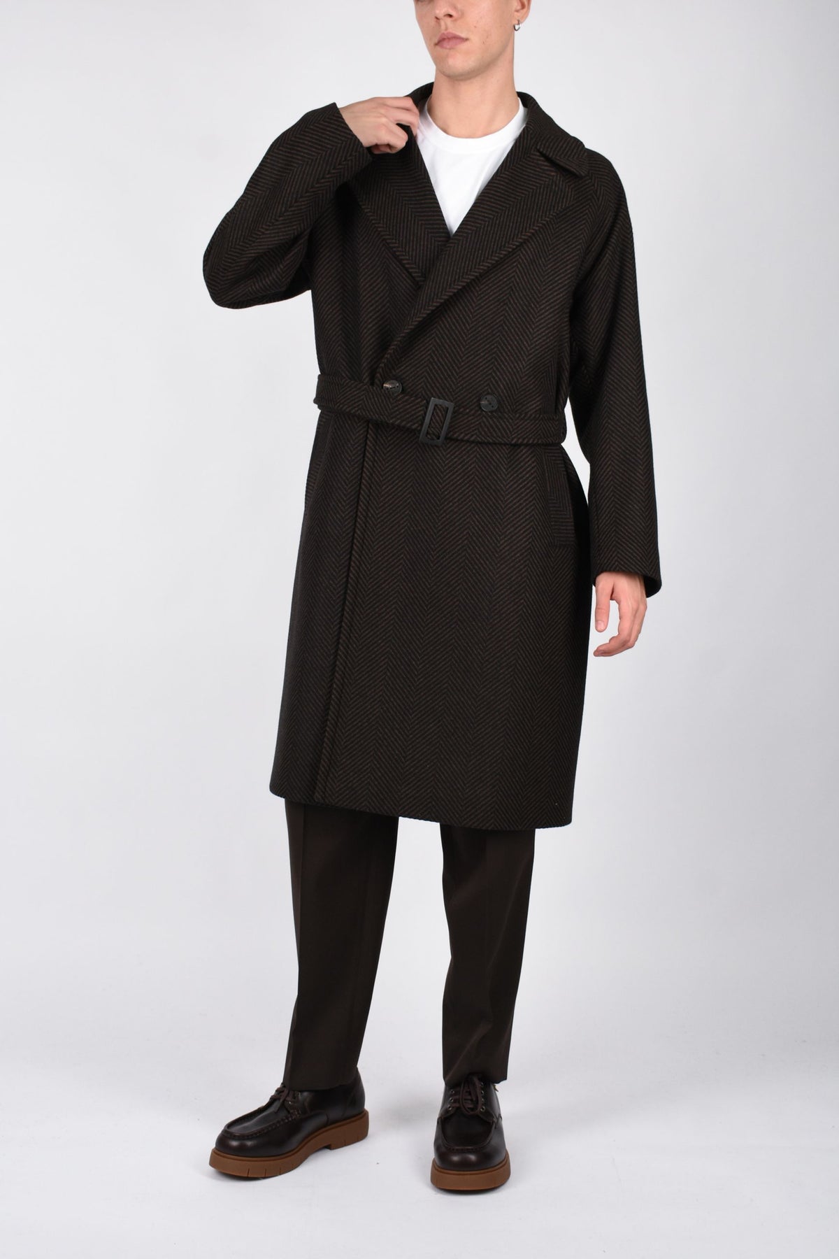 Cappotto doppiopetto manica raglan BRINDISIQM734