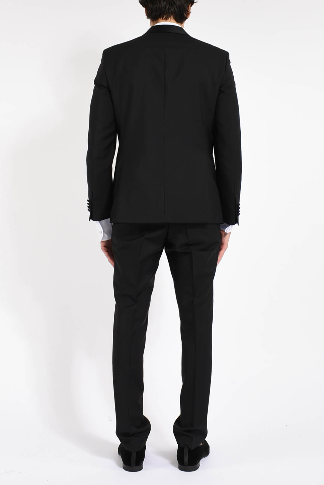 Abito smoking in fresco lana