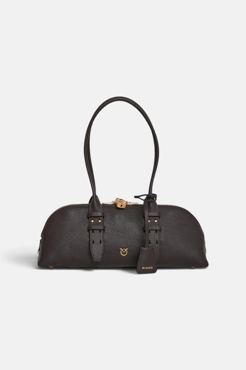 Borsa a spalla grande Escape Bag Horizontal in pelle fiore 106169A3CX