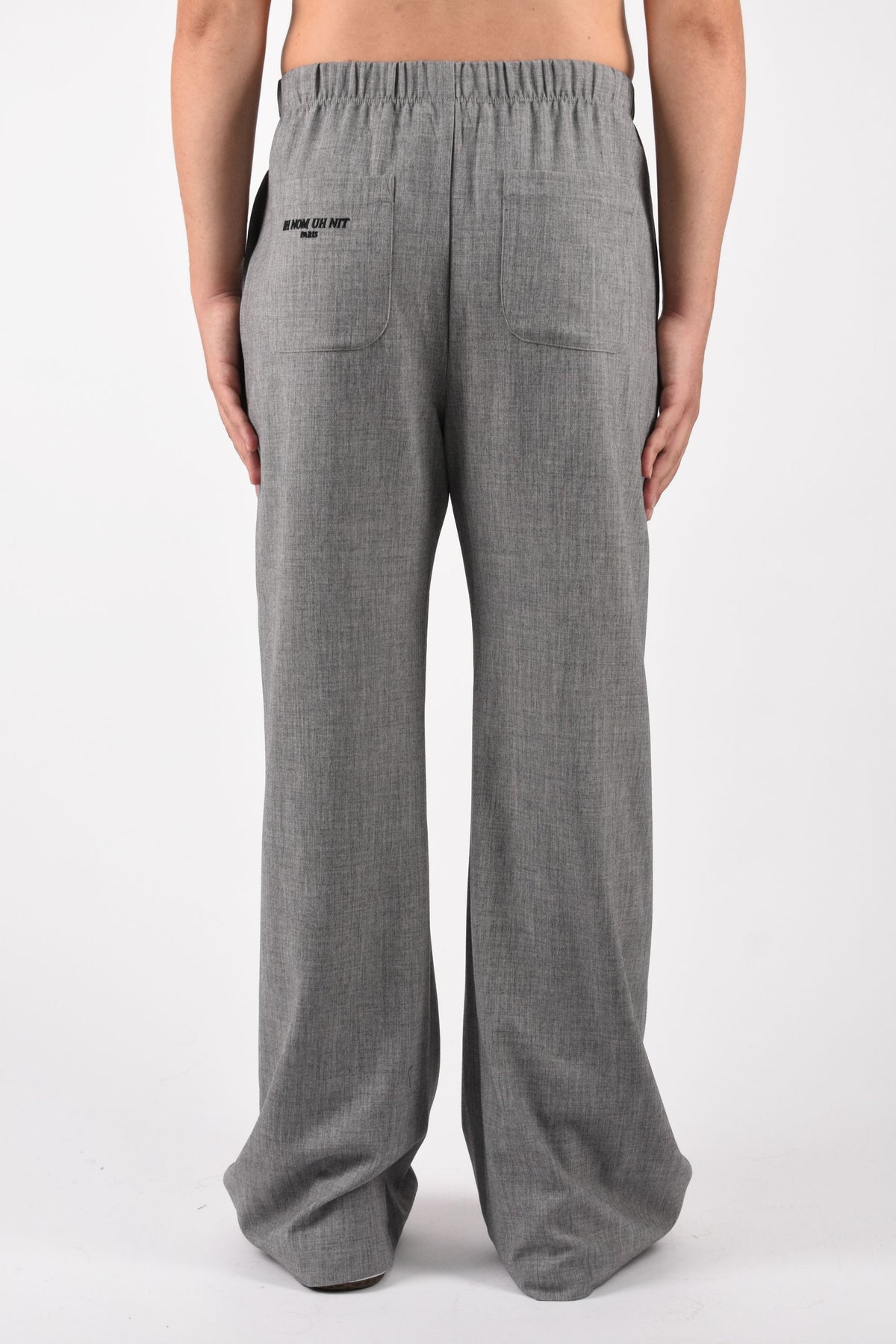 Pantaloni wide in flannel NUW26304