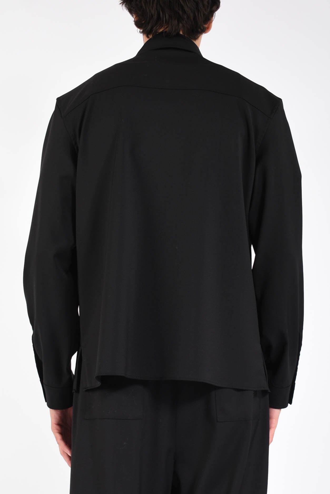 overshirt in lana vergine