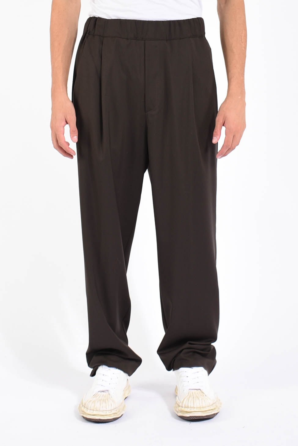 Pantaloni gamba larga monopinces