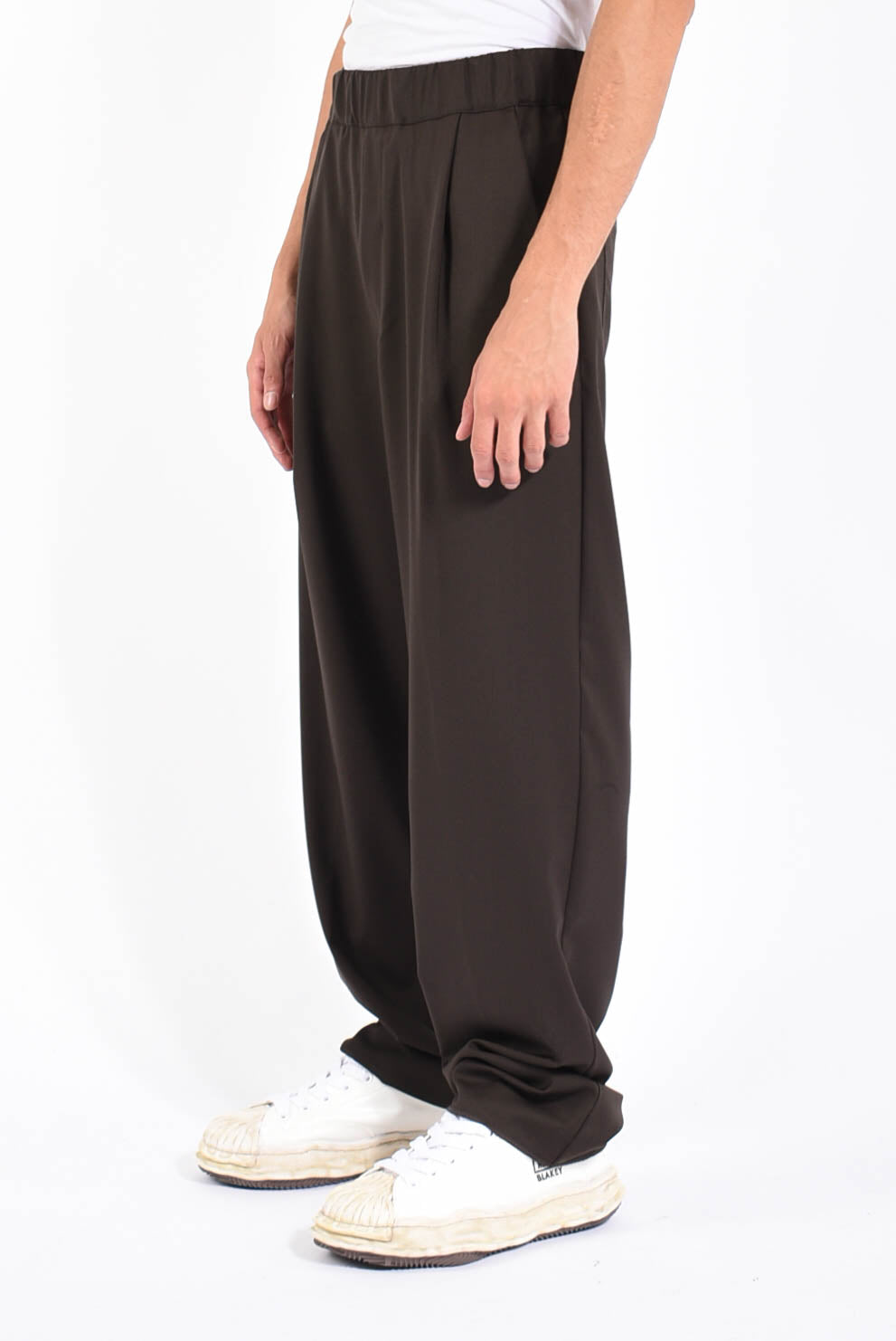 Pantaloni gamba larga monopinces