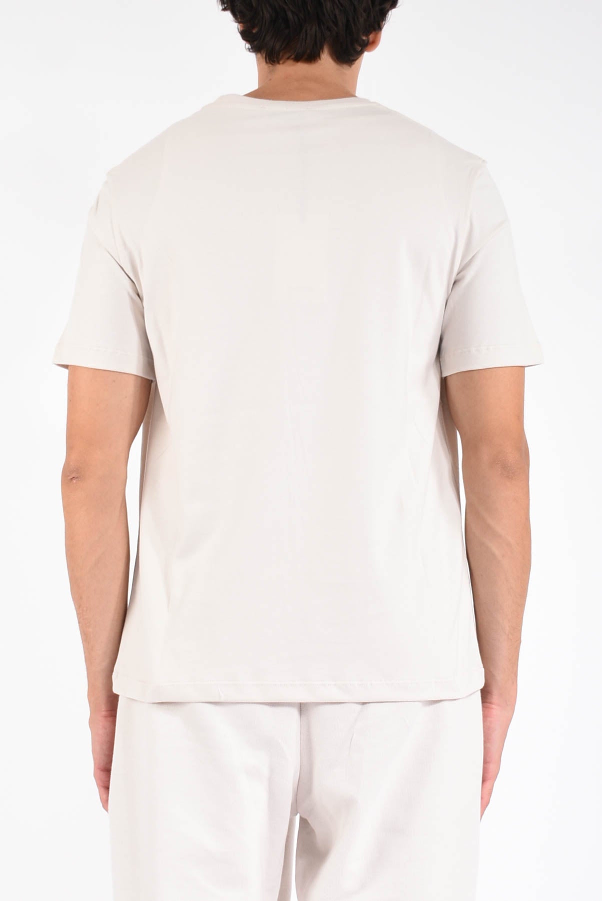 T-shirt girocollo in cotone Cornely