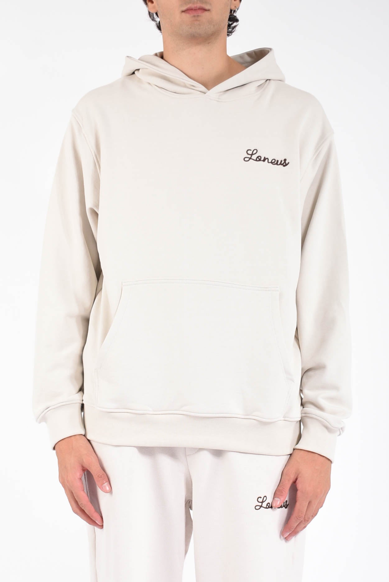 felpa con cappuccio in cotone Cornely