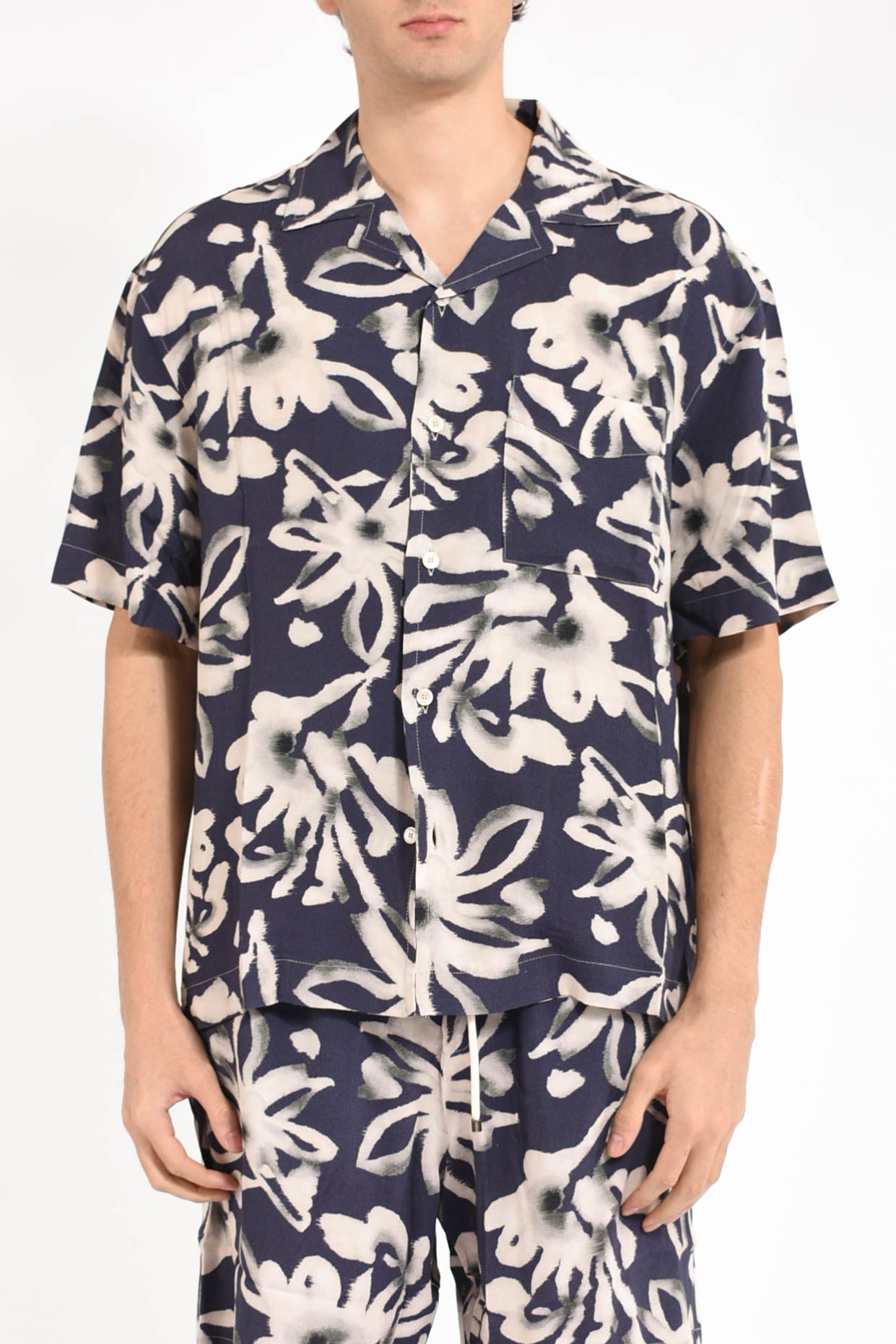 camicia con stampa