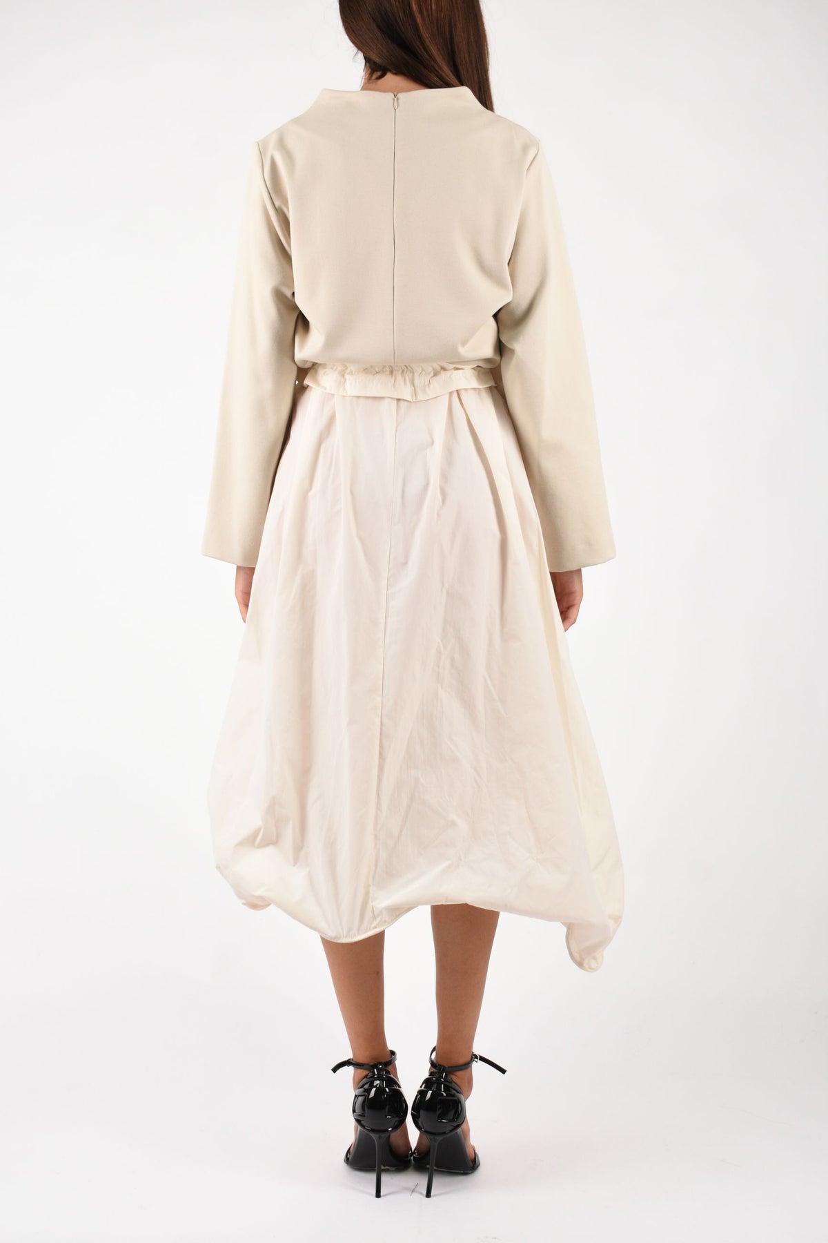ABITO LUNGO IN TAFFETA M6FB06