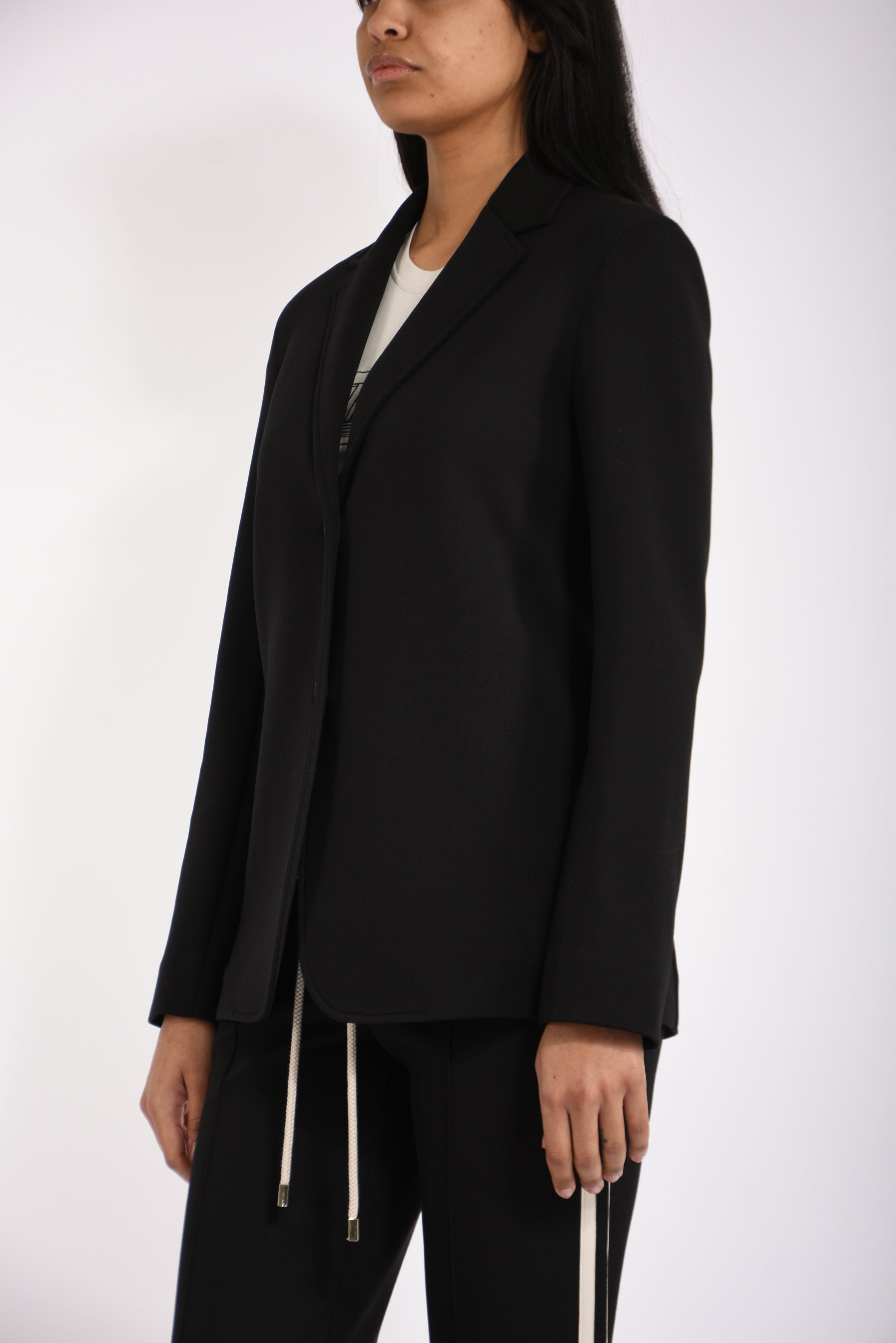 Giacca monopetto in jersey scuba atollo