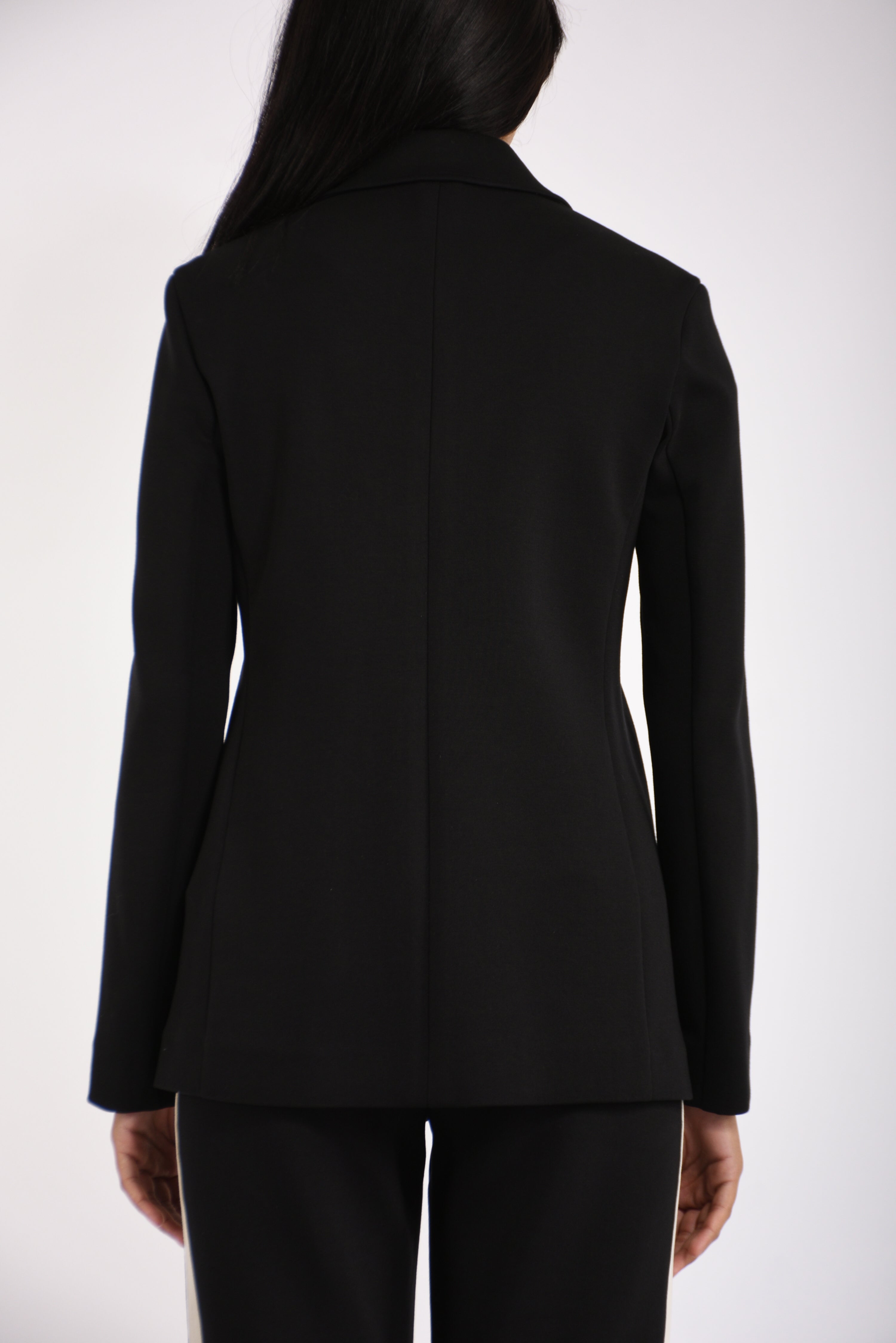 Giacca monopetto in jersey scuba atollo