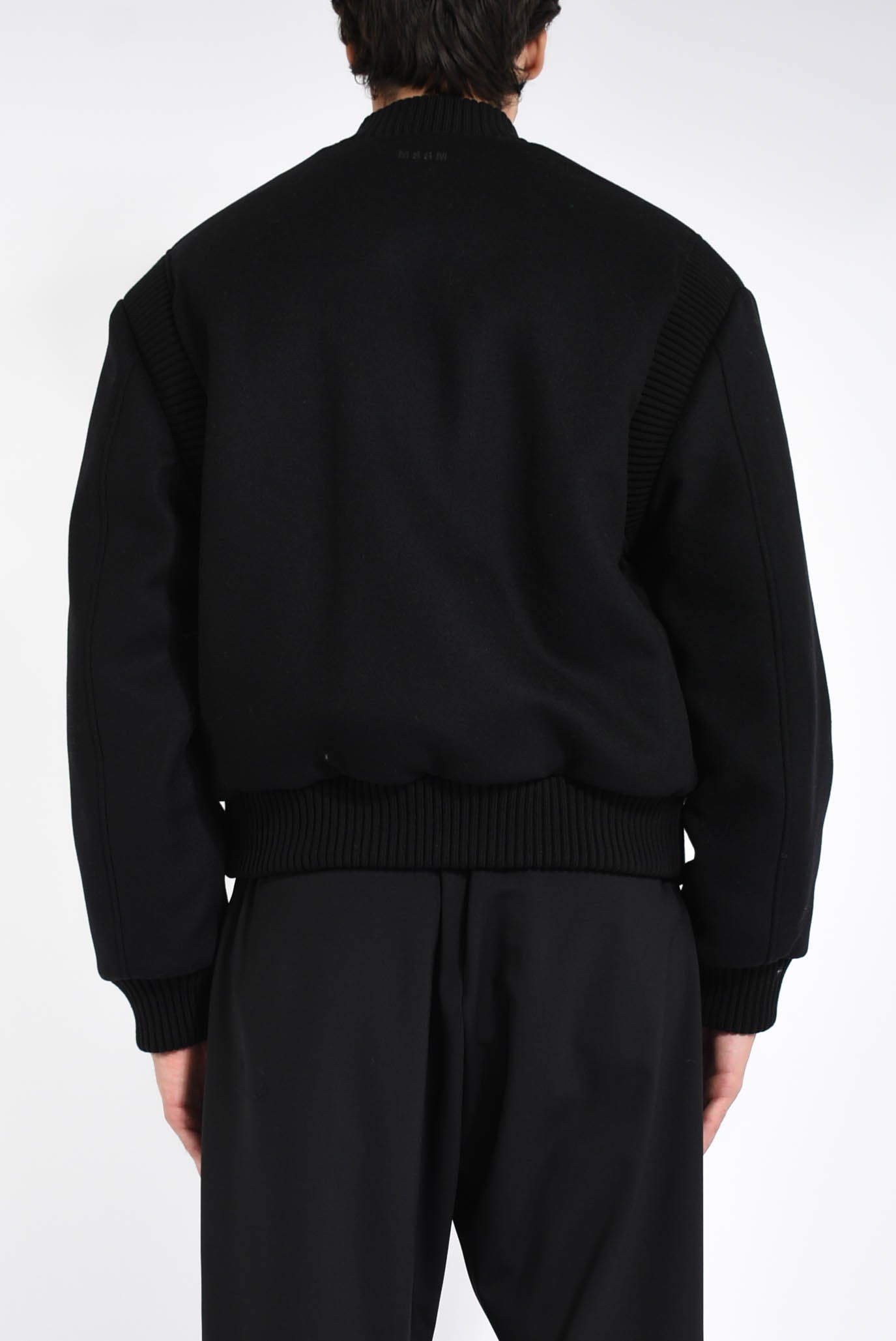 bomber in panno di lana