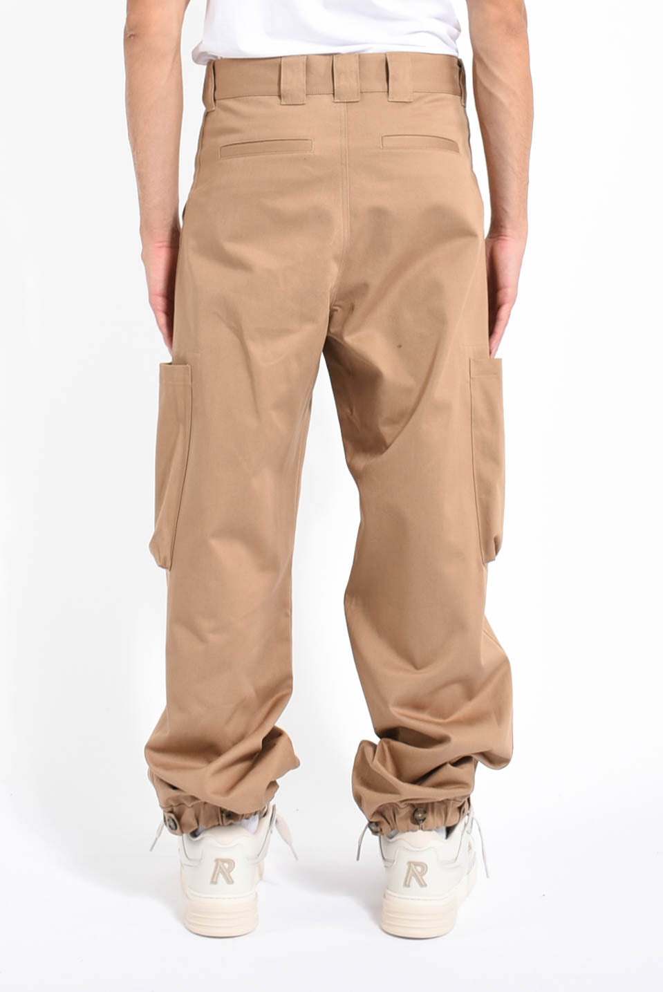 pantaloni cargo in cotone