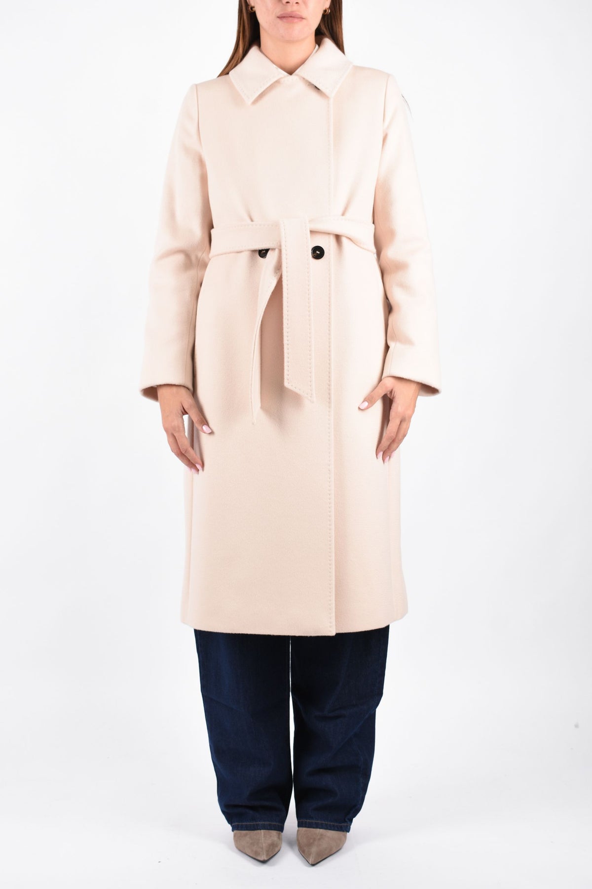 Cappotto doppiopetto in lana BCOLLAG 2626016061600