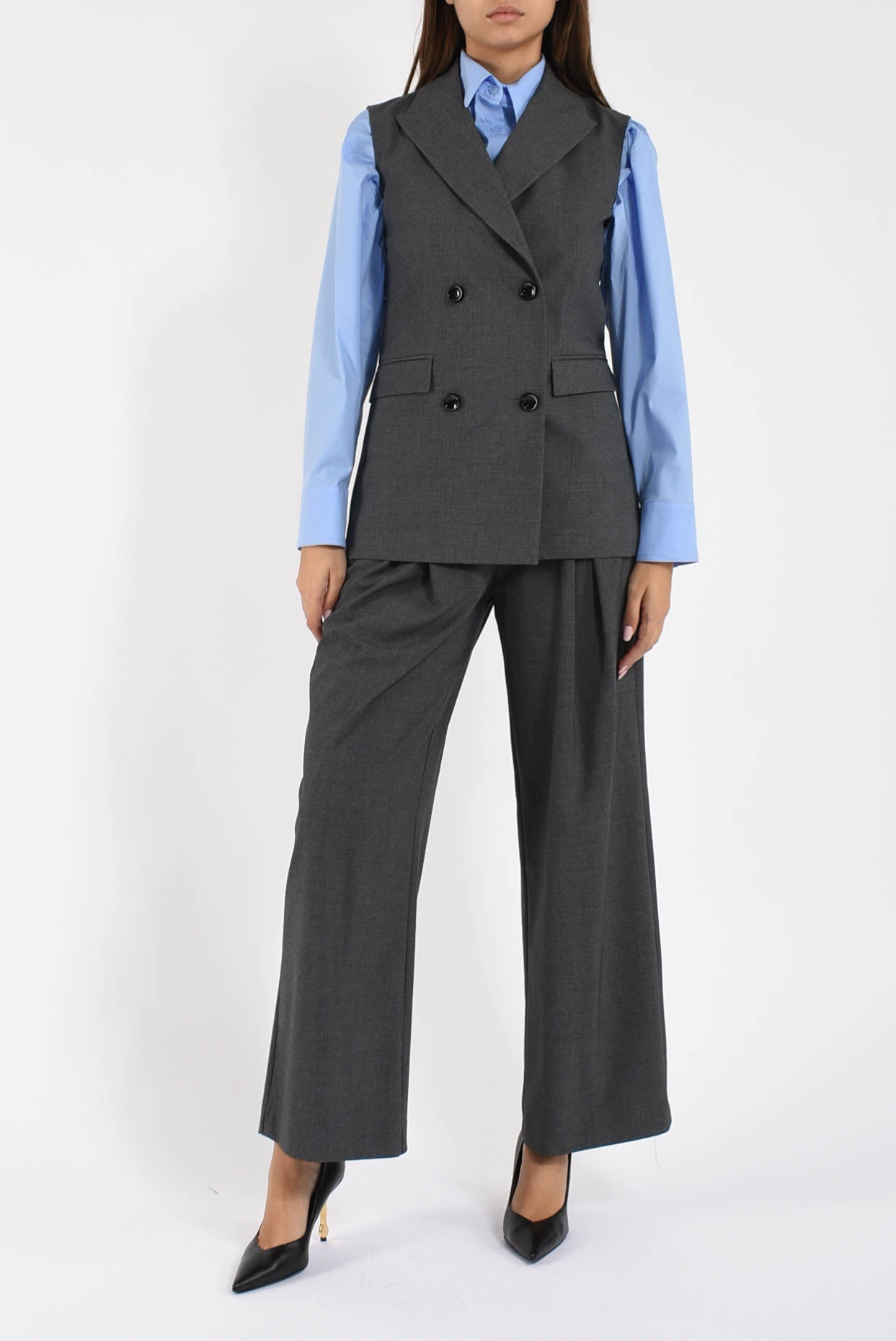 pantaloni con pinces