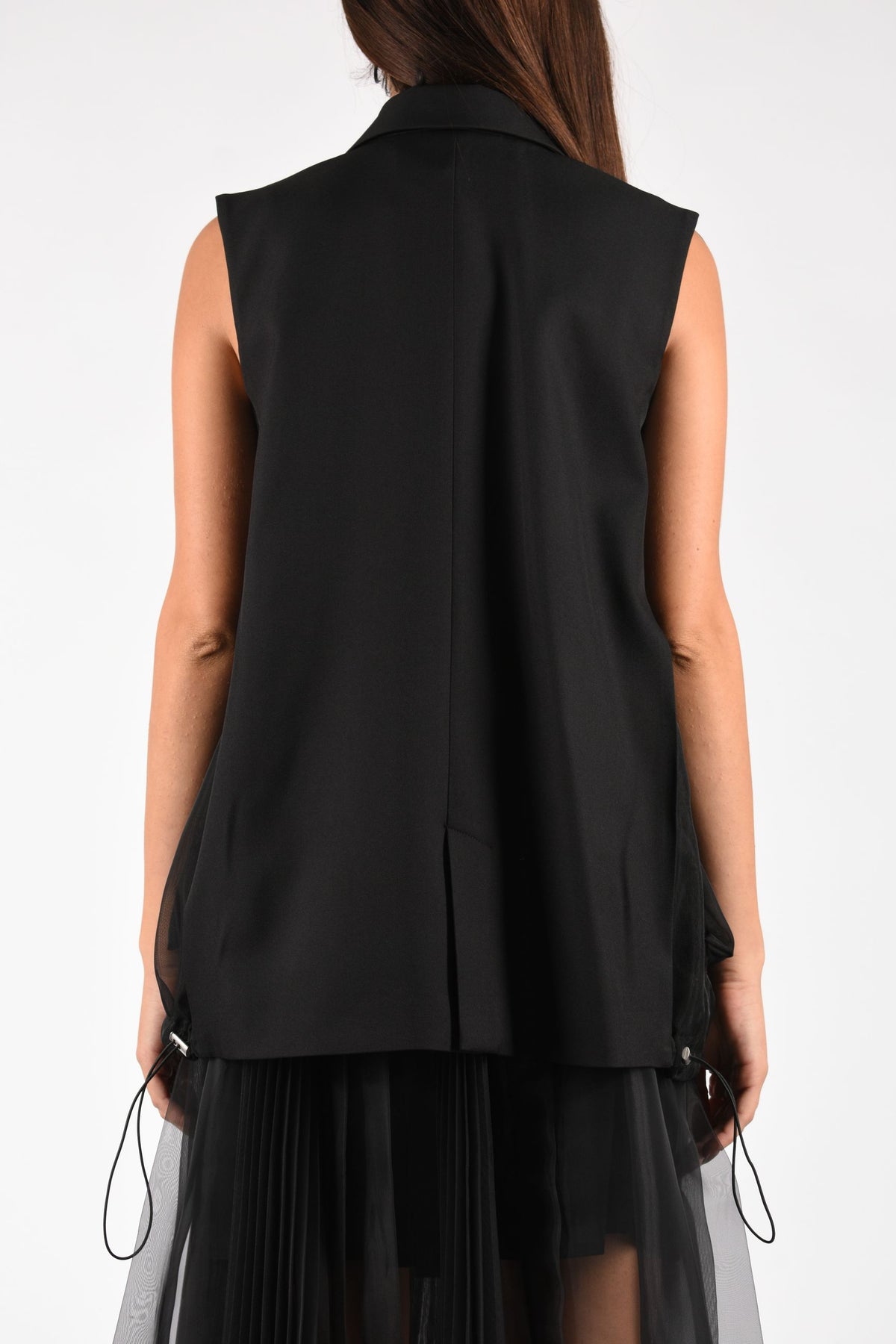 GILET CON DETTAGLIO IN ORGANZA M6IAHB