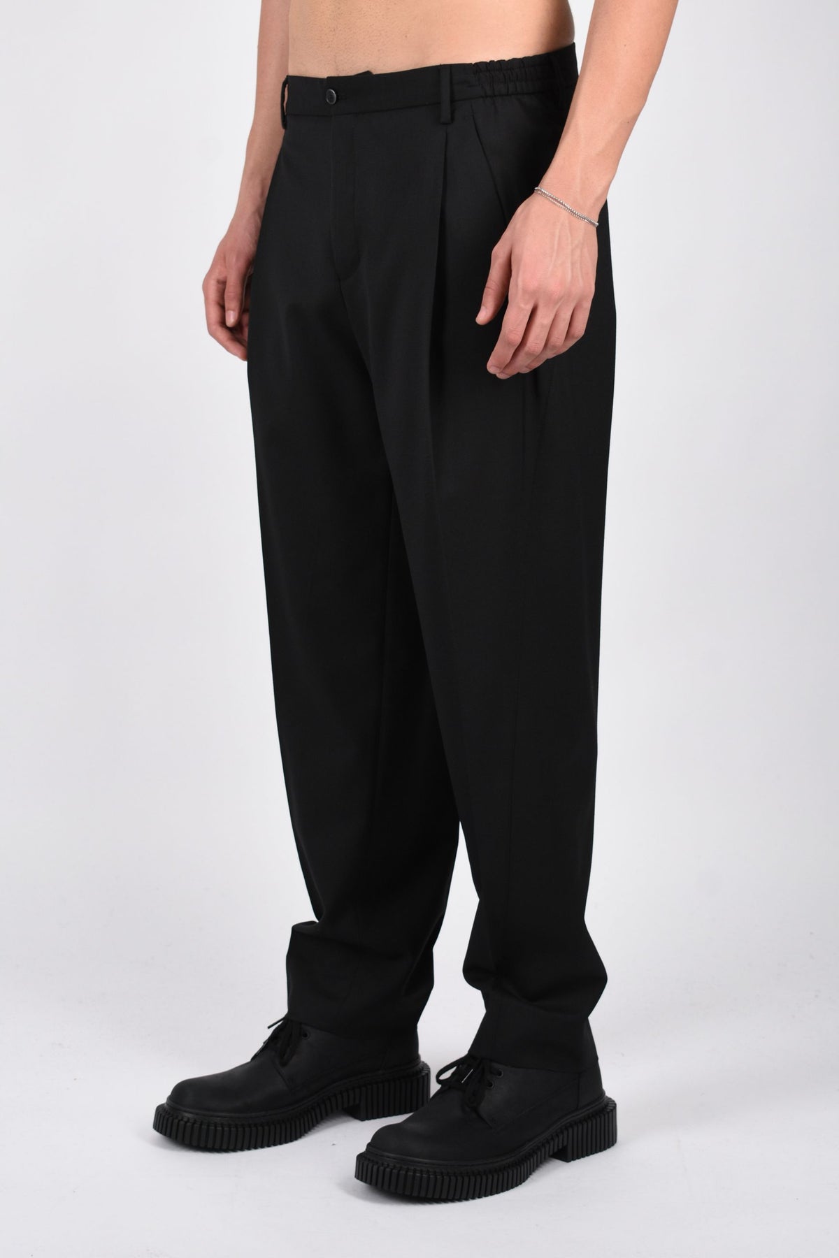 Pantaloni morgans in fresco lana MORGANS400100