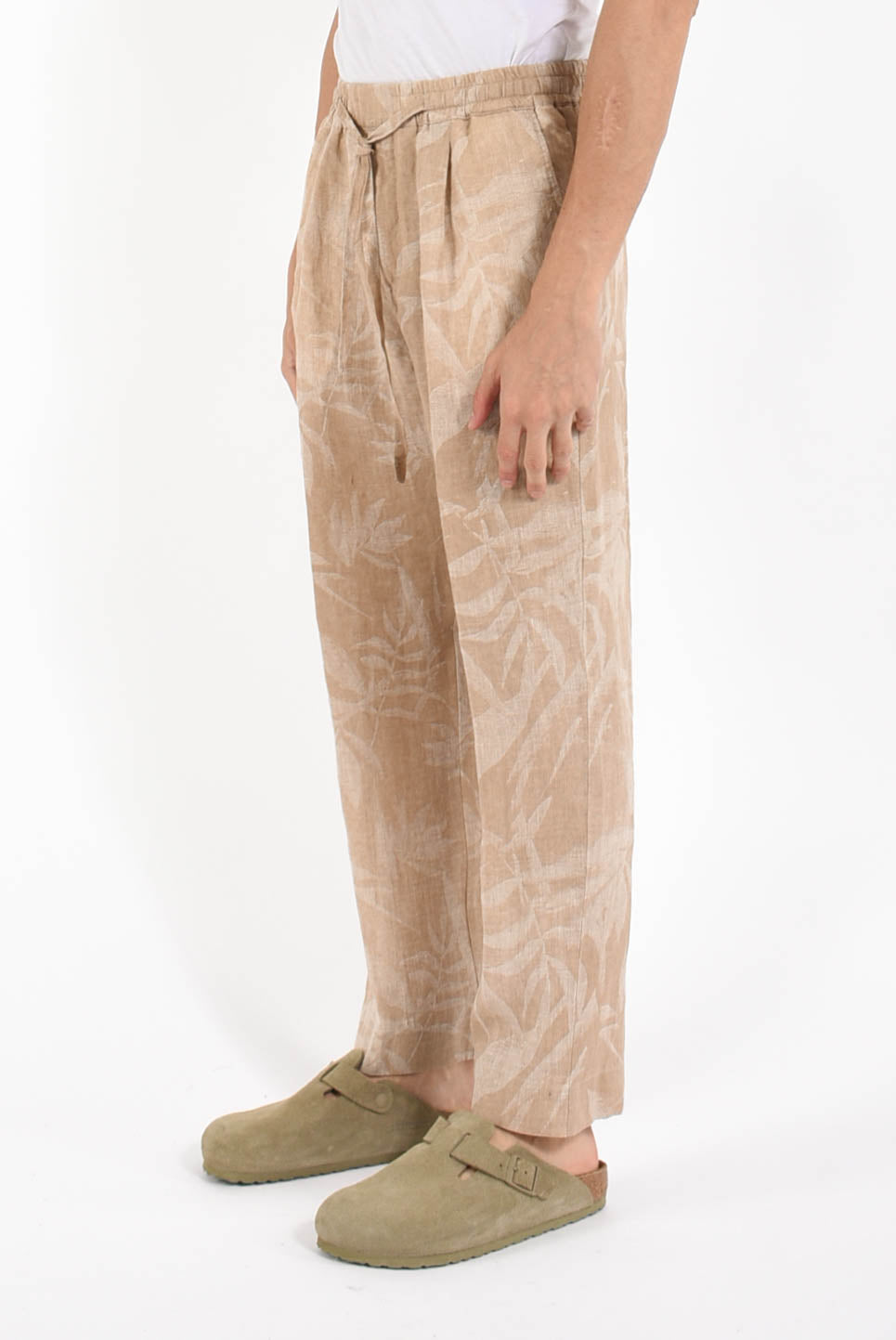 Pantaloni fantasia in lino