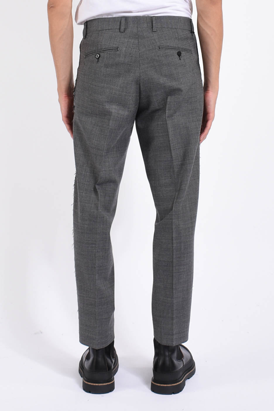 Pantaloni john in misto lana
