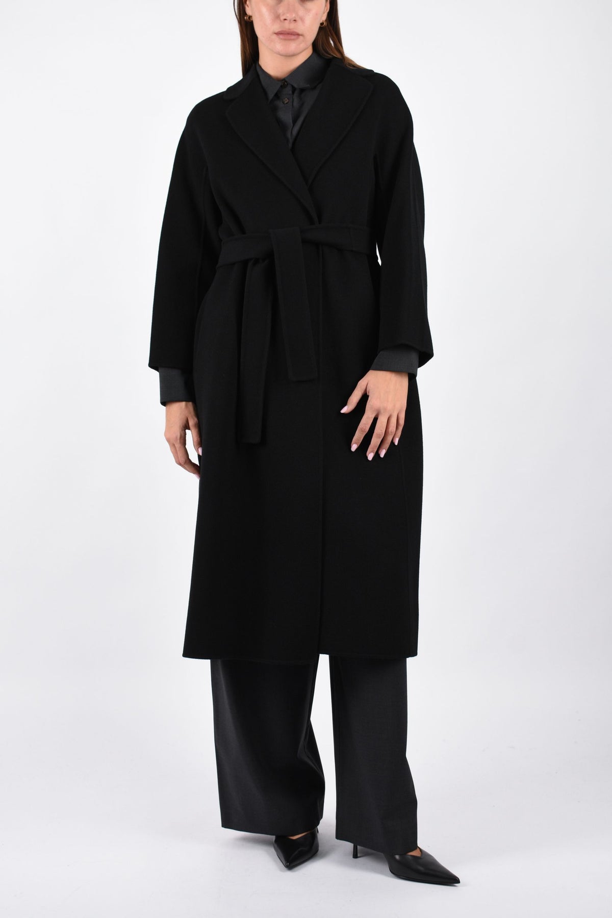 Cappotto midi in drap di lana ESTURIA 2629016101600