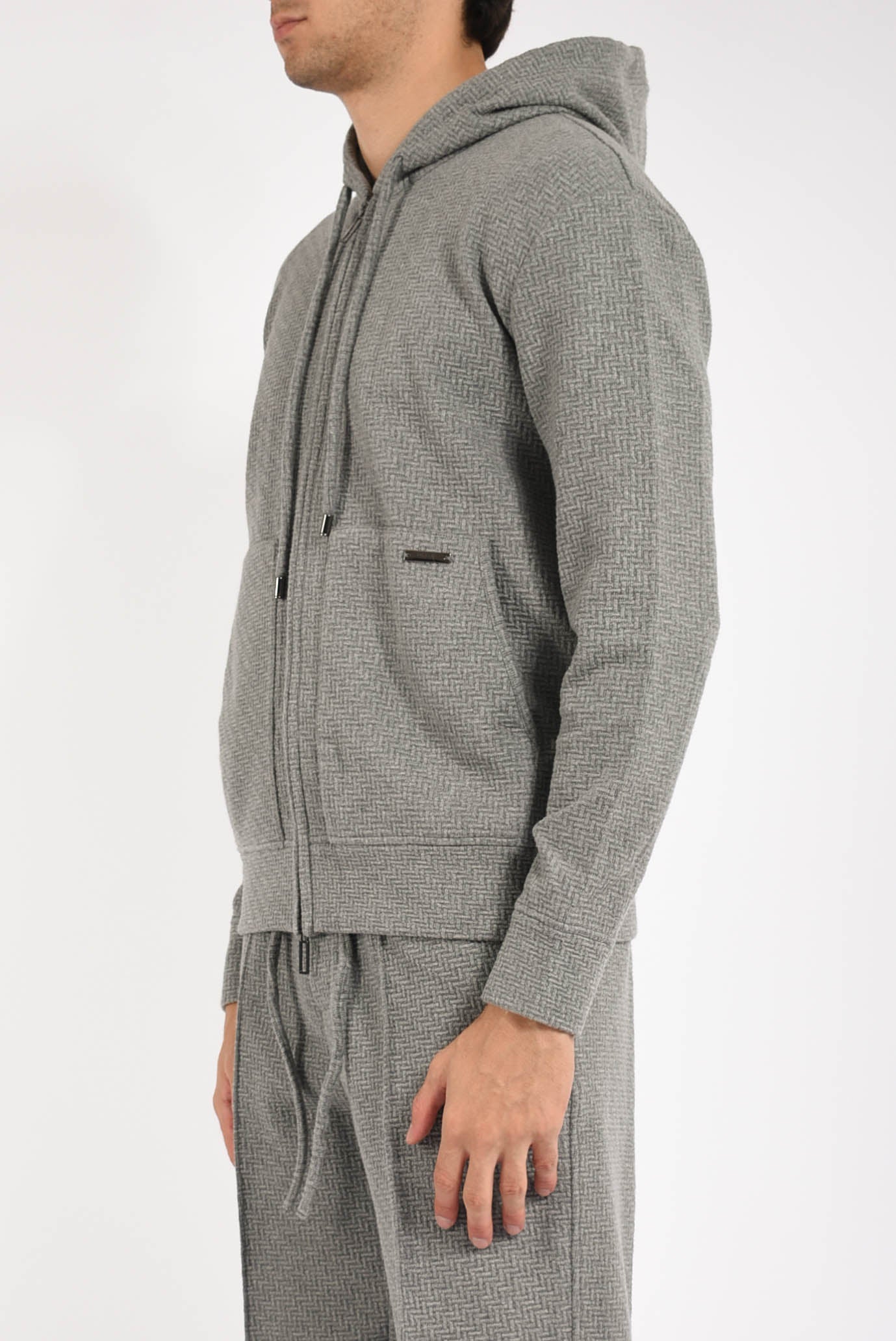 Felpa in misto cotone