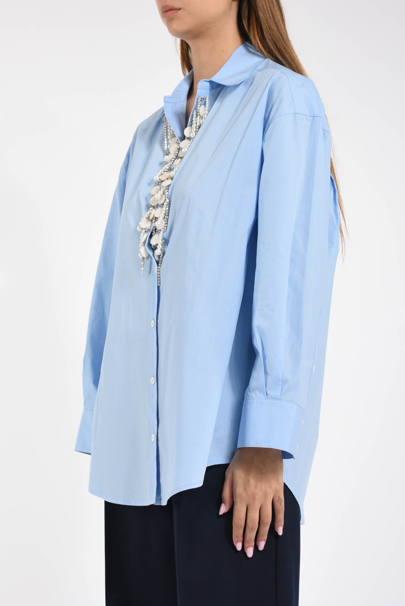 Camicia con applicazioni capirai