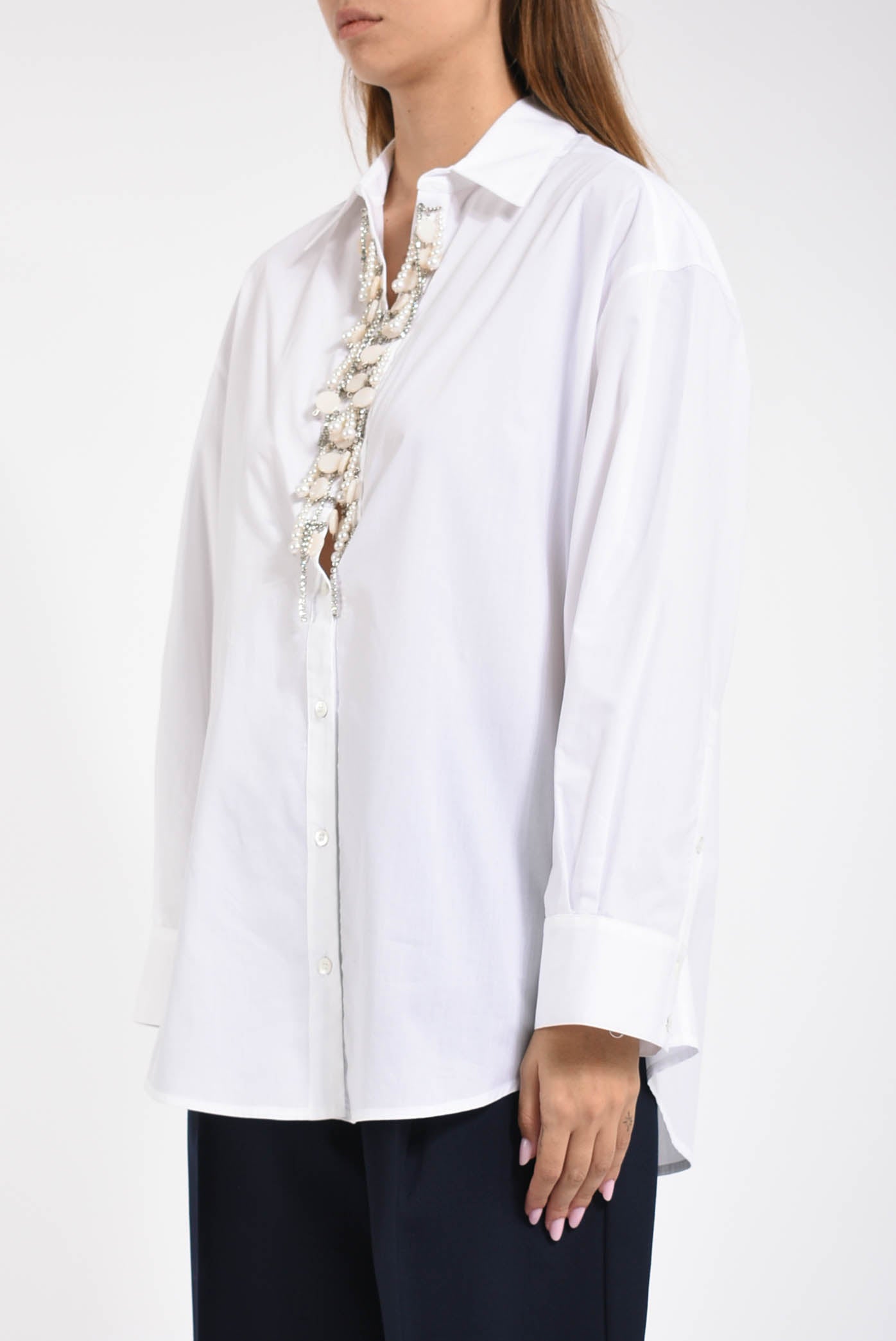 Camicia con applicazioni capirai