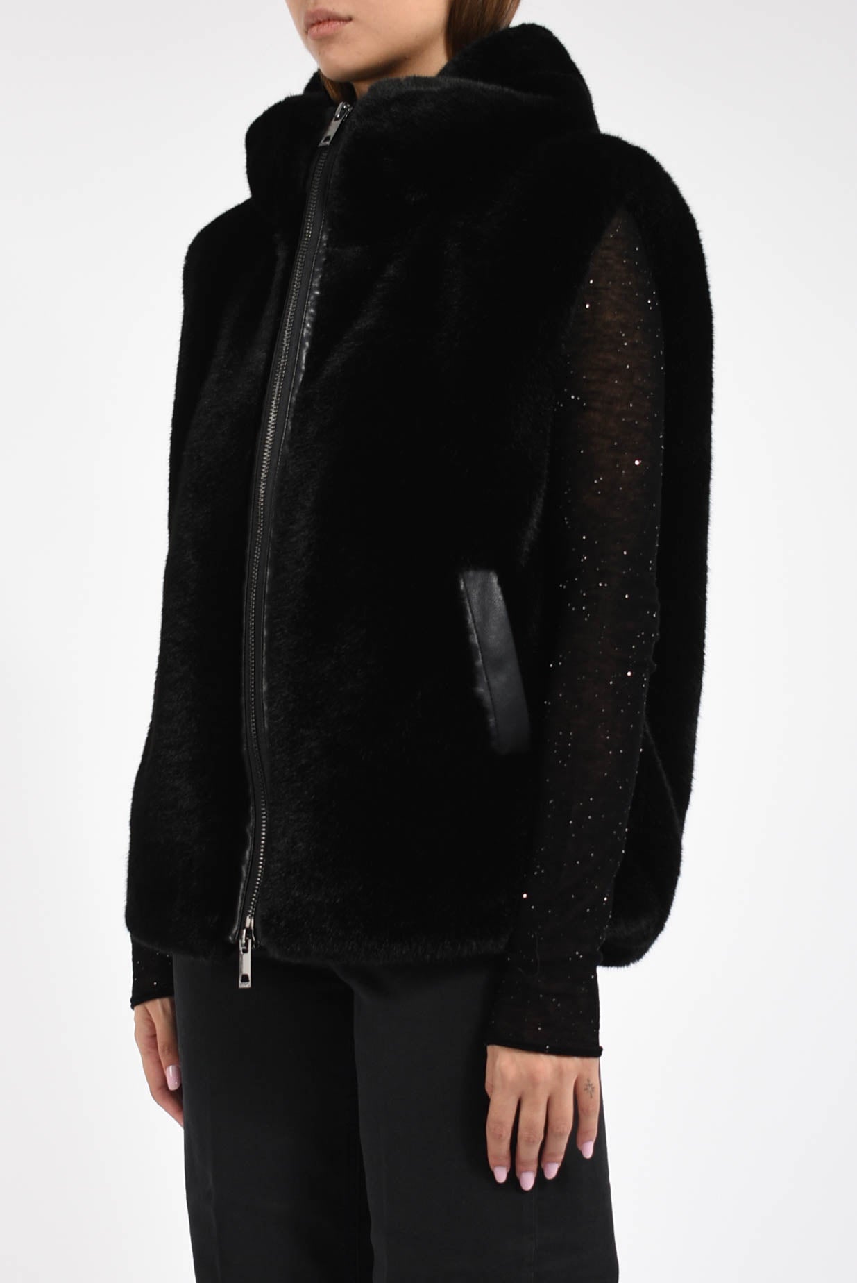 Gilet effetto pelliccia deyn