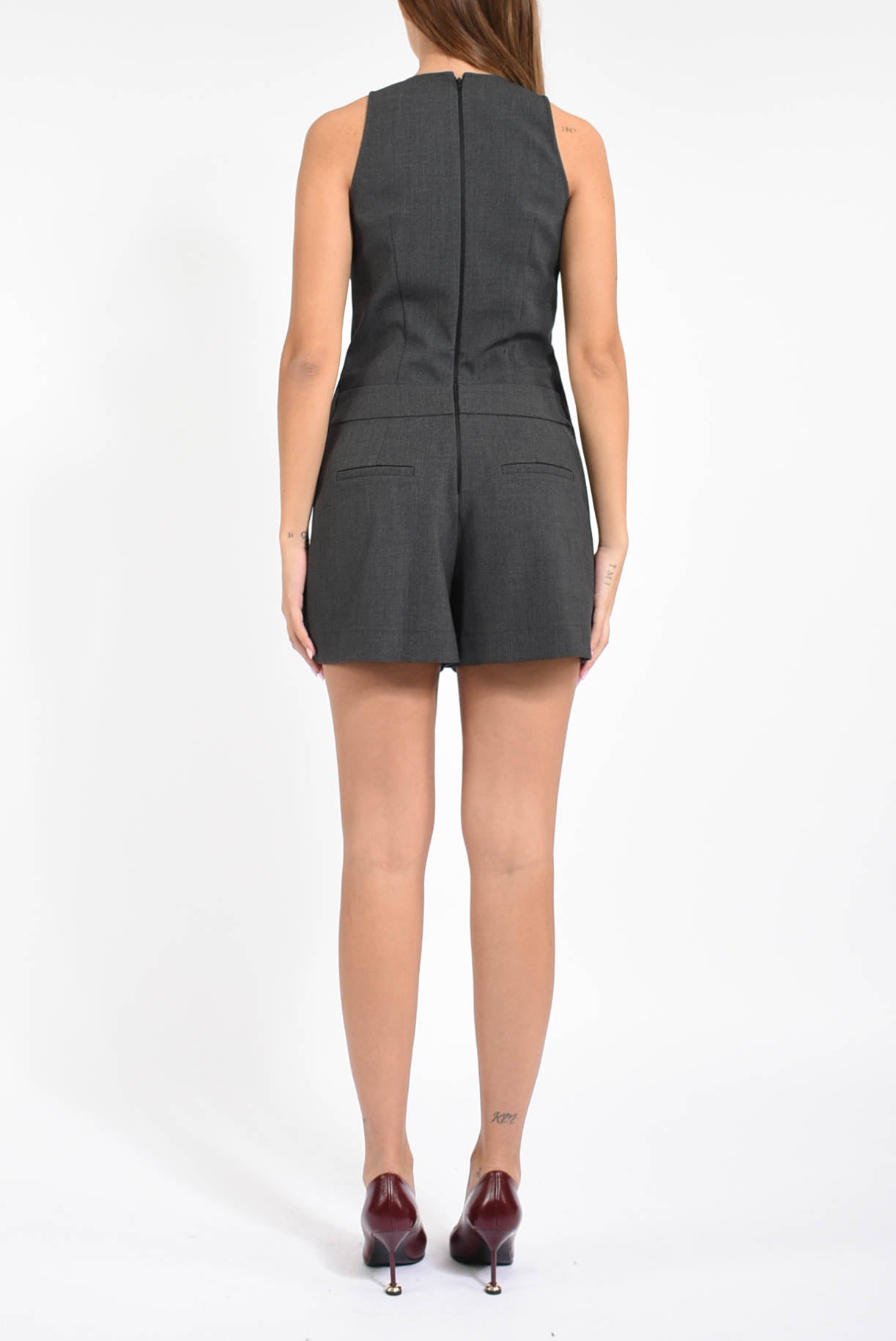 Tuta corta effetto abito