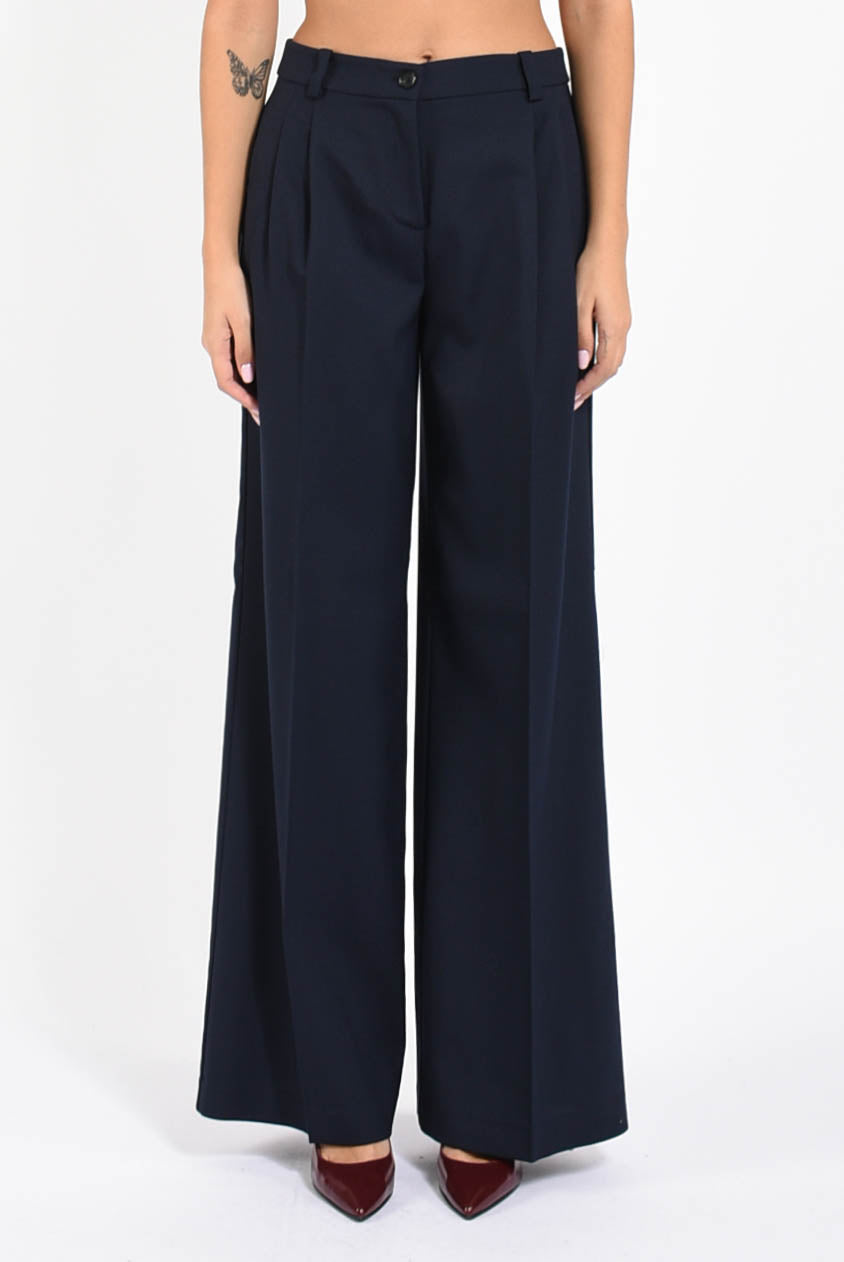 pantaloni a palazzo riso