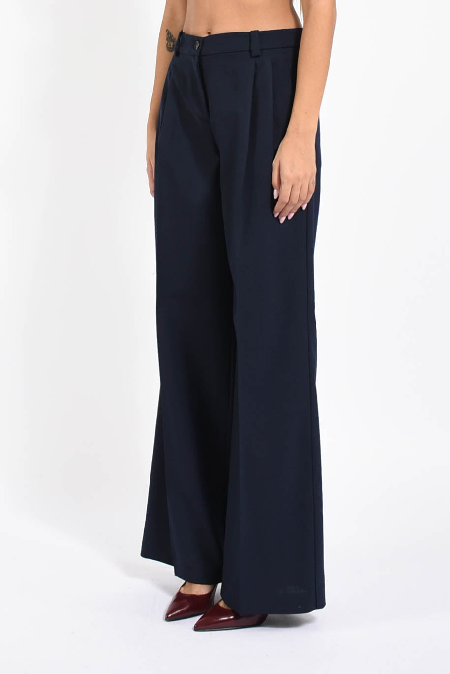 pantaloni a palazzo riso