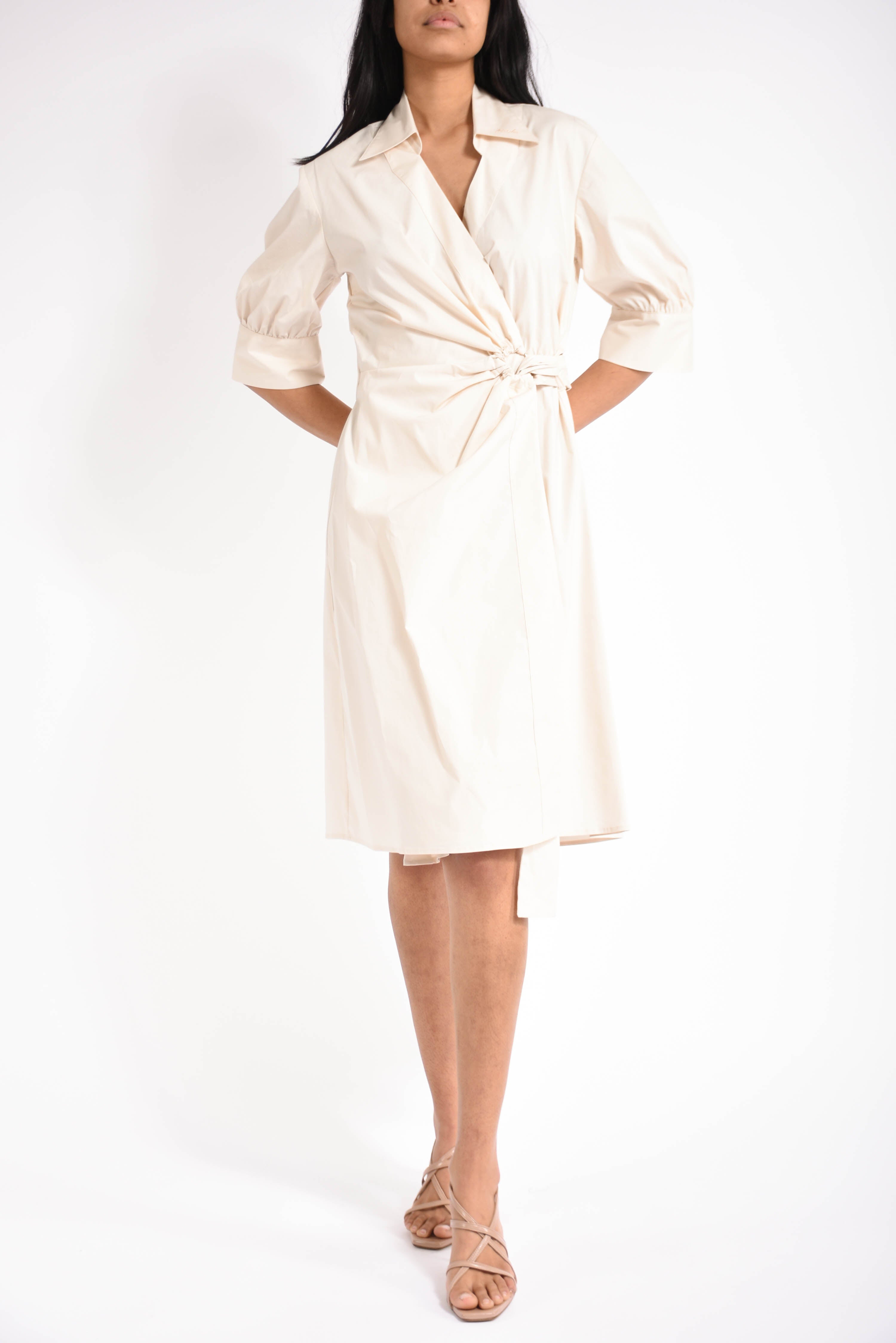 Abito midi a portafoglio aline