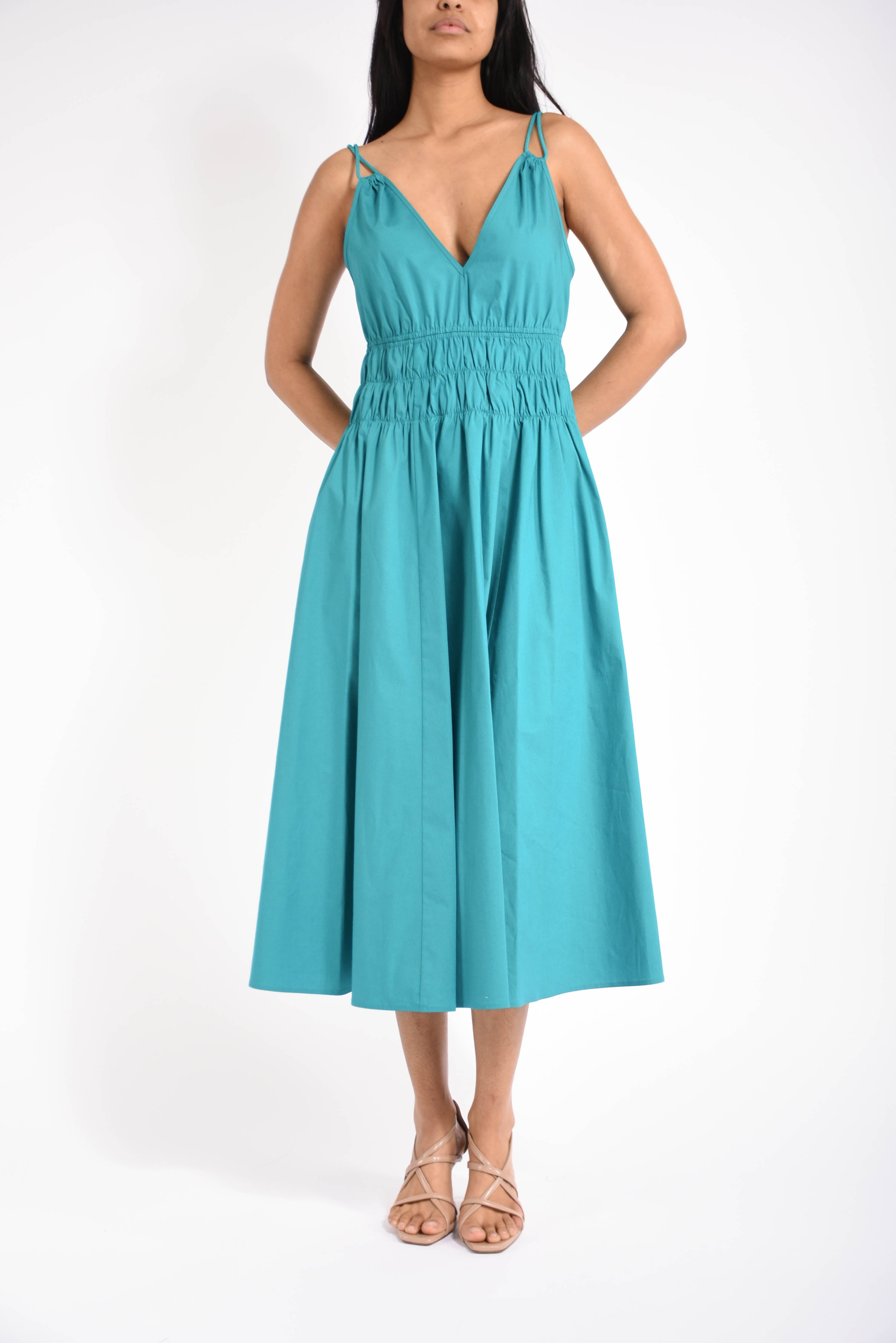 abito midi in cotone amie