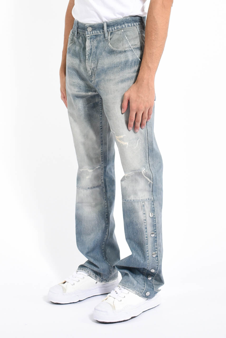 Jeans twill snap carpenter