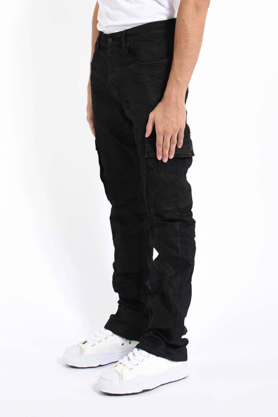 Jeans black resin cargo