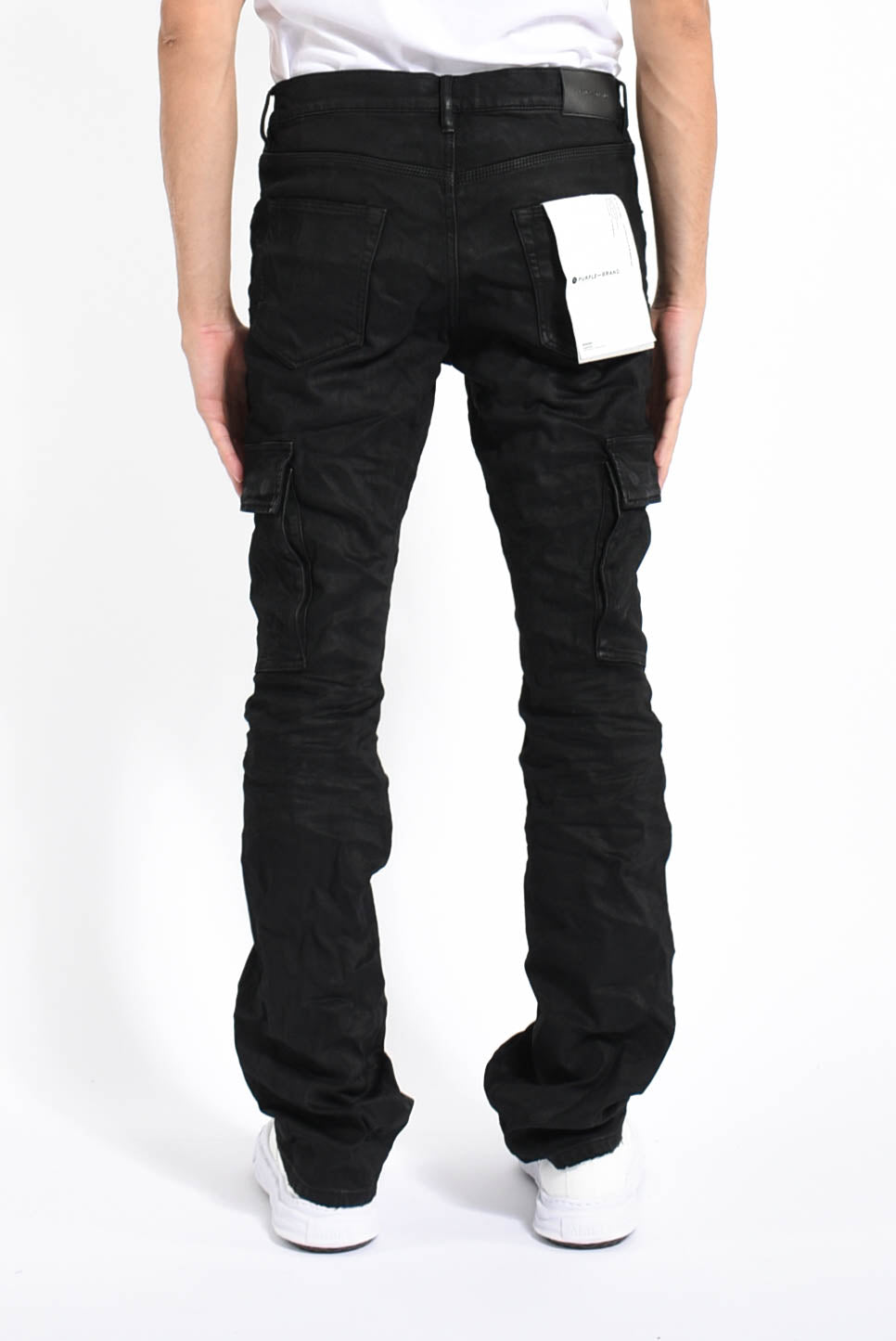 Jeans black resin cargo