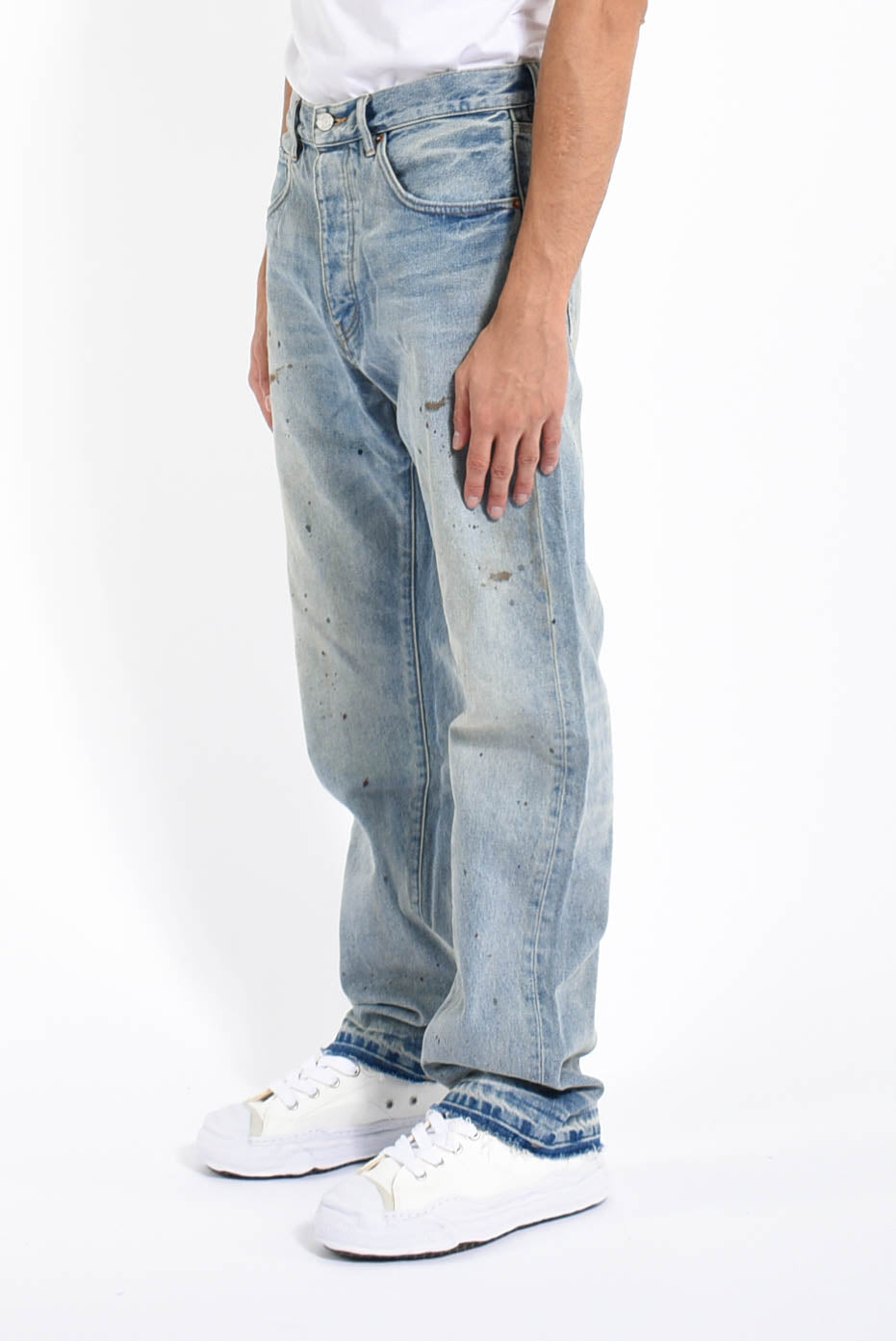 Jeans vintage dirty painted