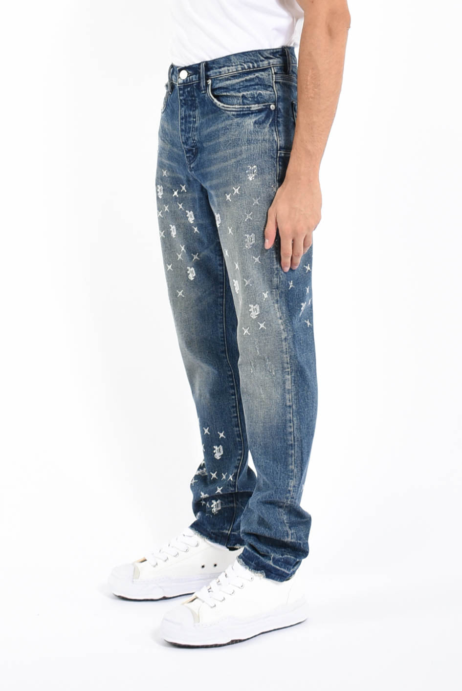 Jeans mono bling vintage