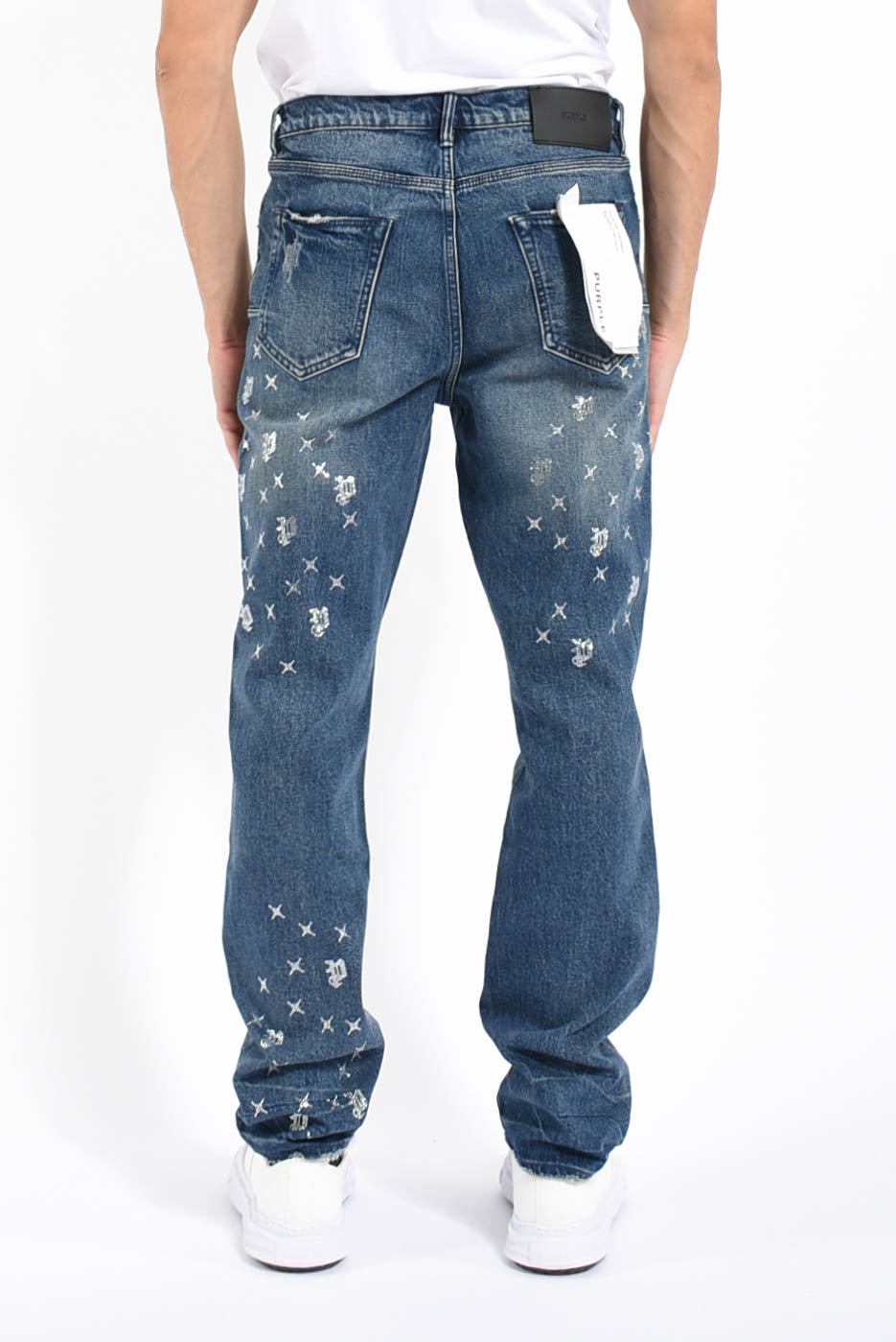 Jeans mono bling vintage