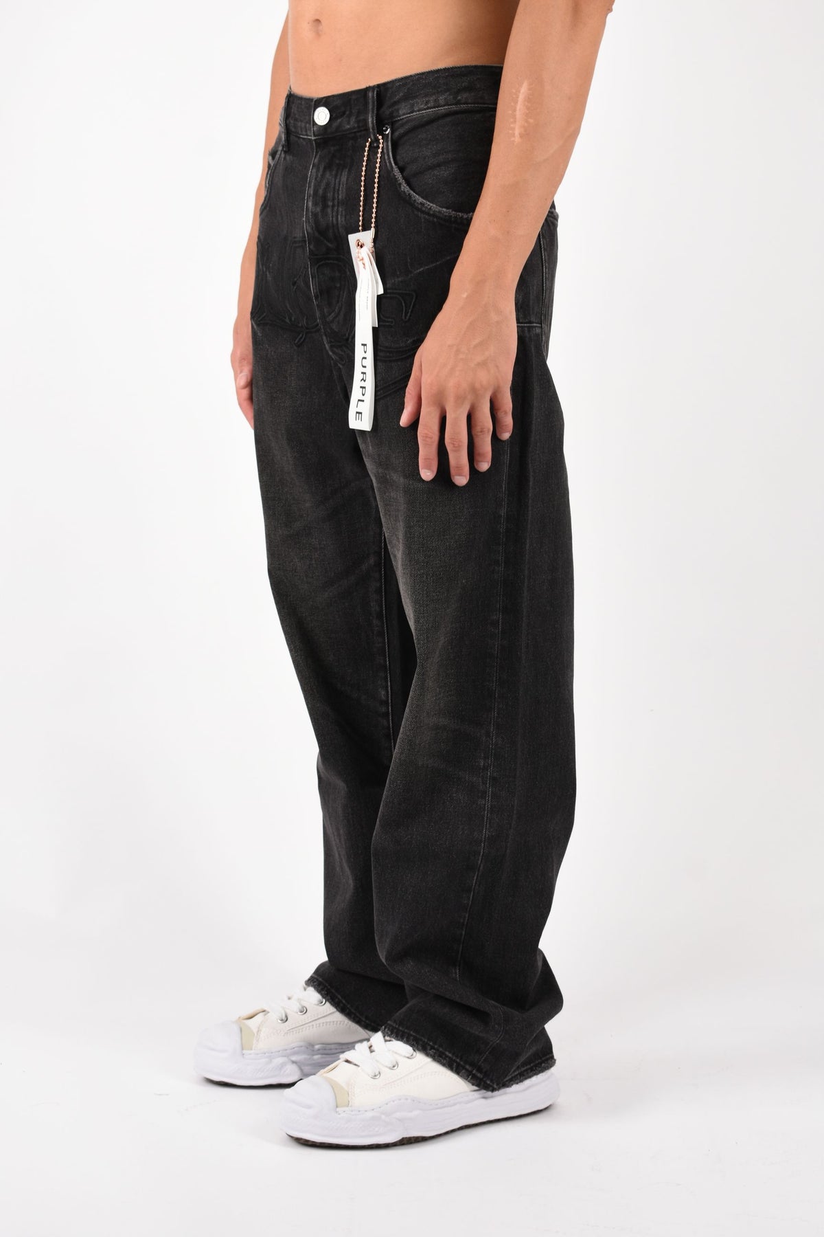 Jeans baggy Logo Embroidery