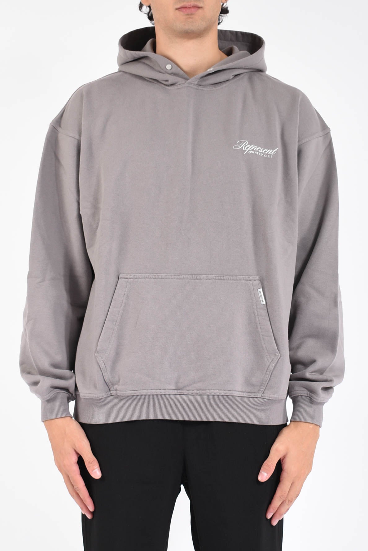 felpa con cappuccio Owners Club Script