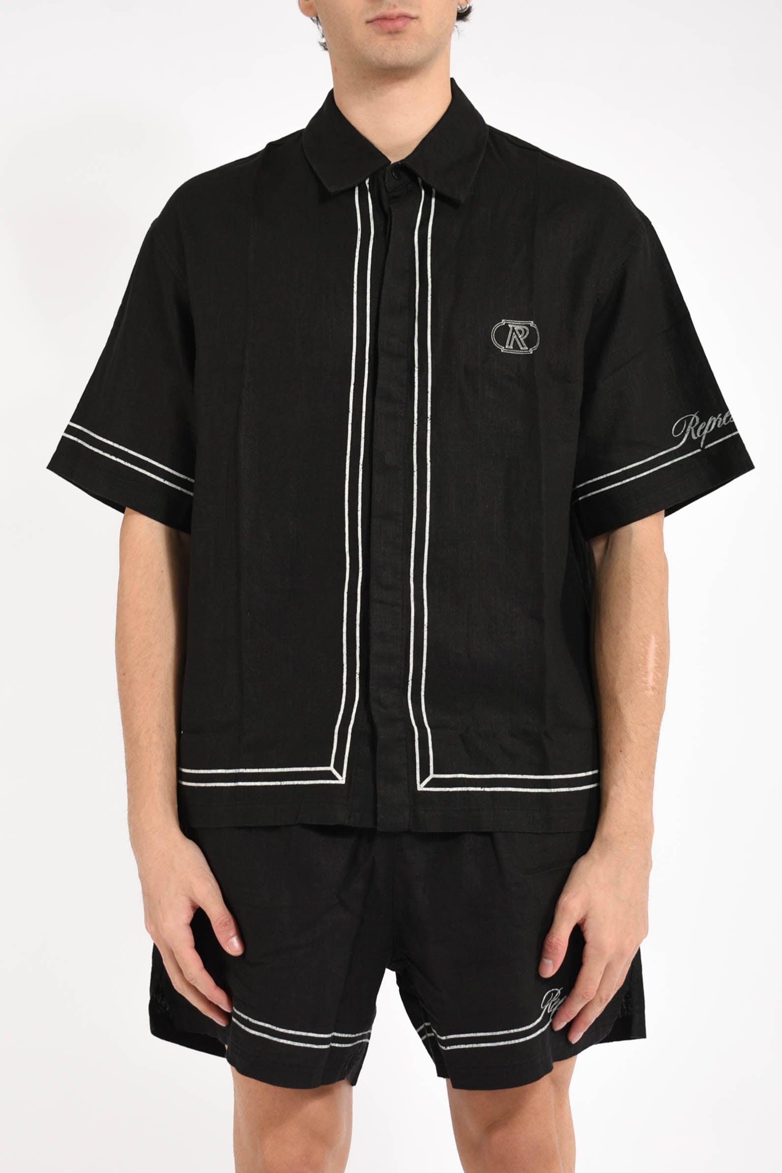 camicia border